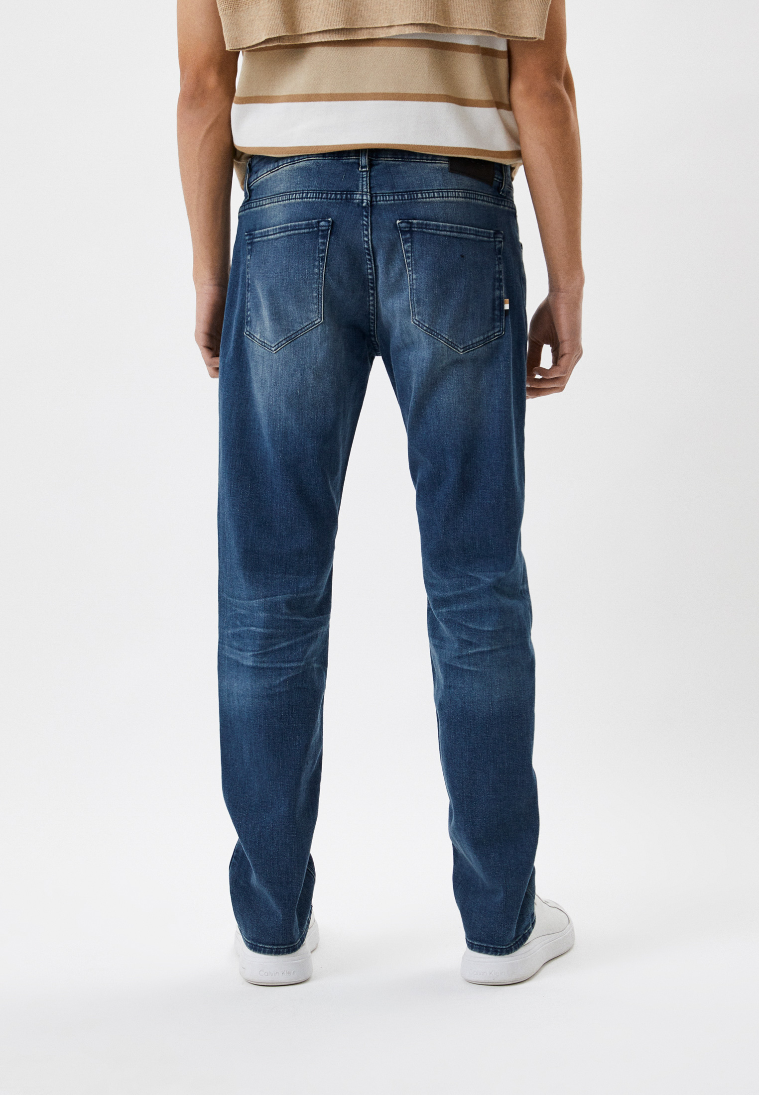 Мужские прямые джинсы Boss (Босс) 50488523: изображение 3