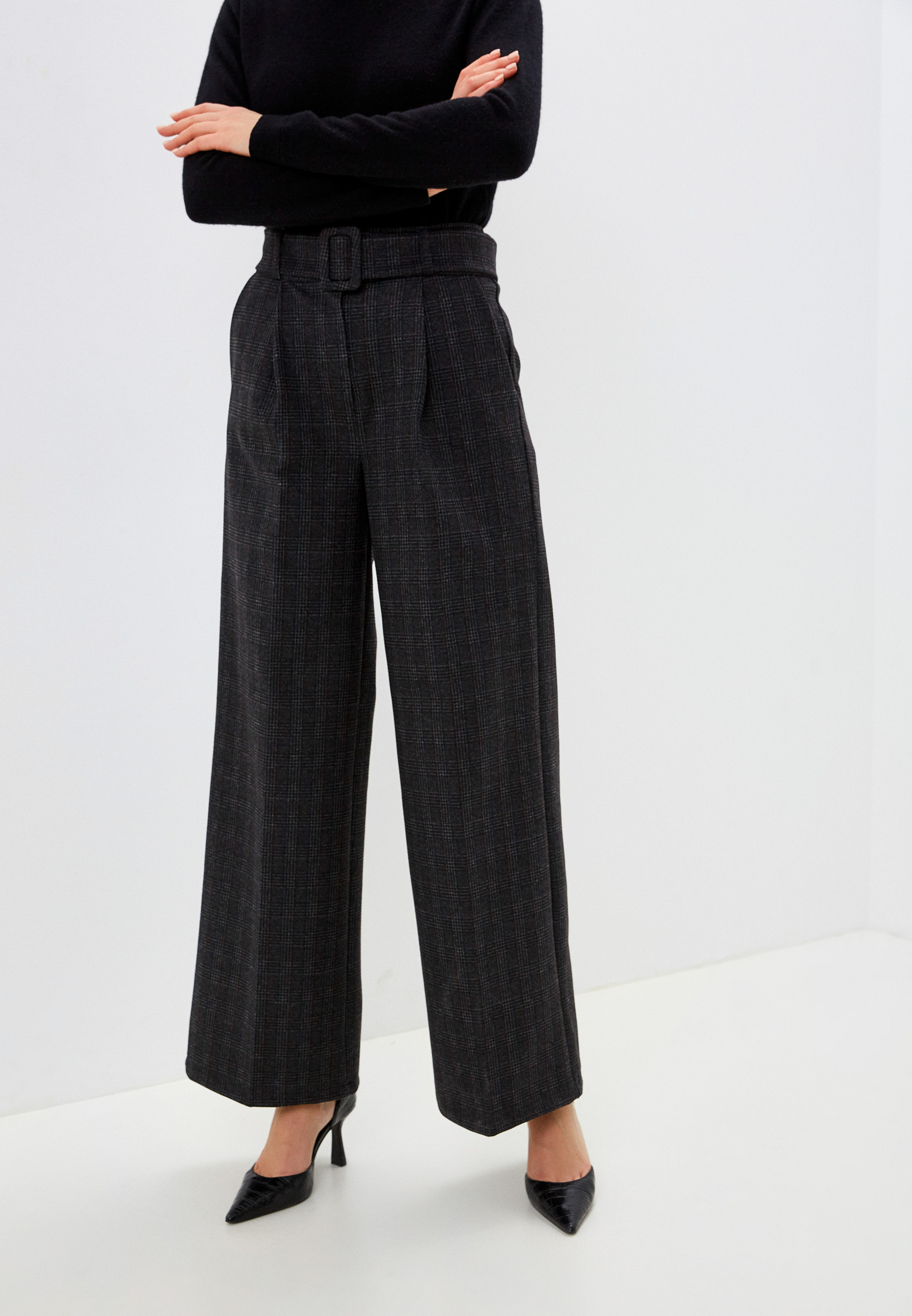 Серые женские классические брюки - купить серые брюки классика со ...