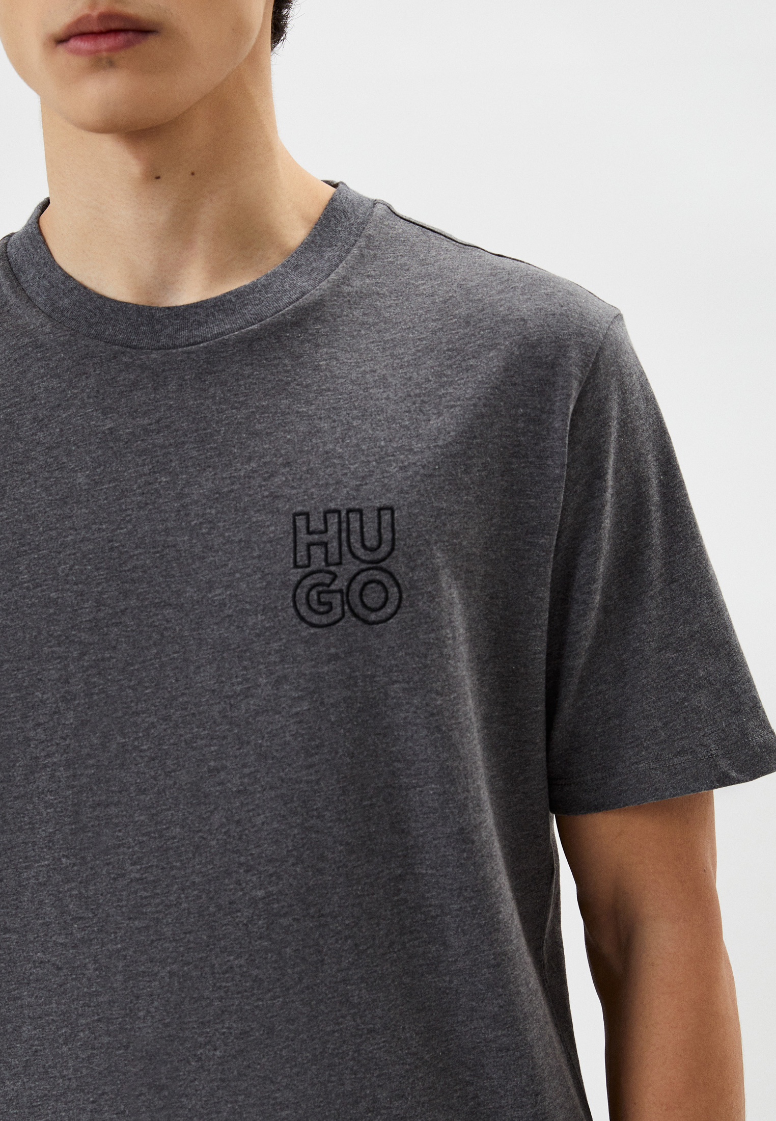 Мужская футболка Hugo (Хуго) 50482839: изображение 4