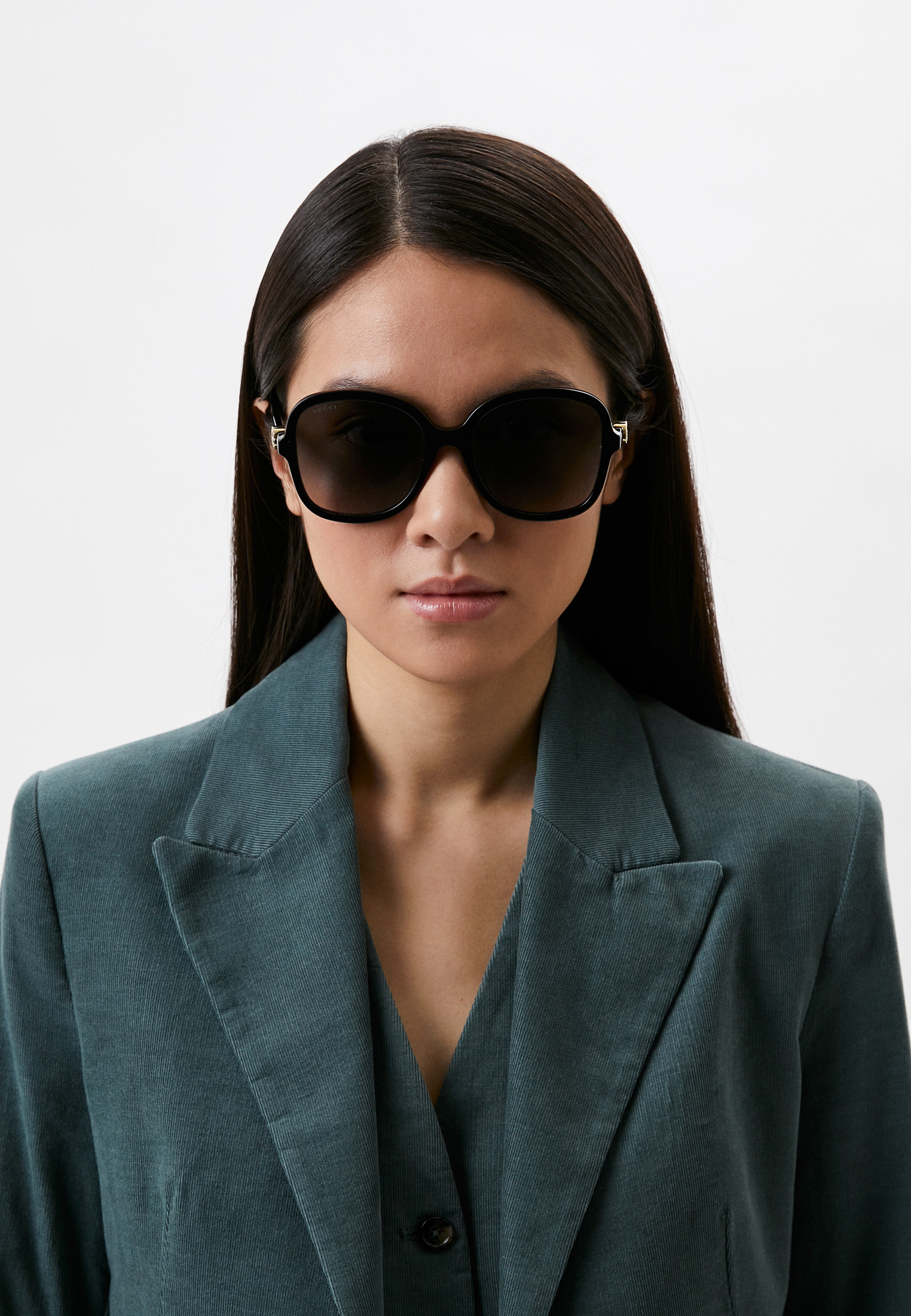 Женские солнцезащитные очки Gucci (Гуччи) GG1178S купить за 45800 руб.