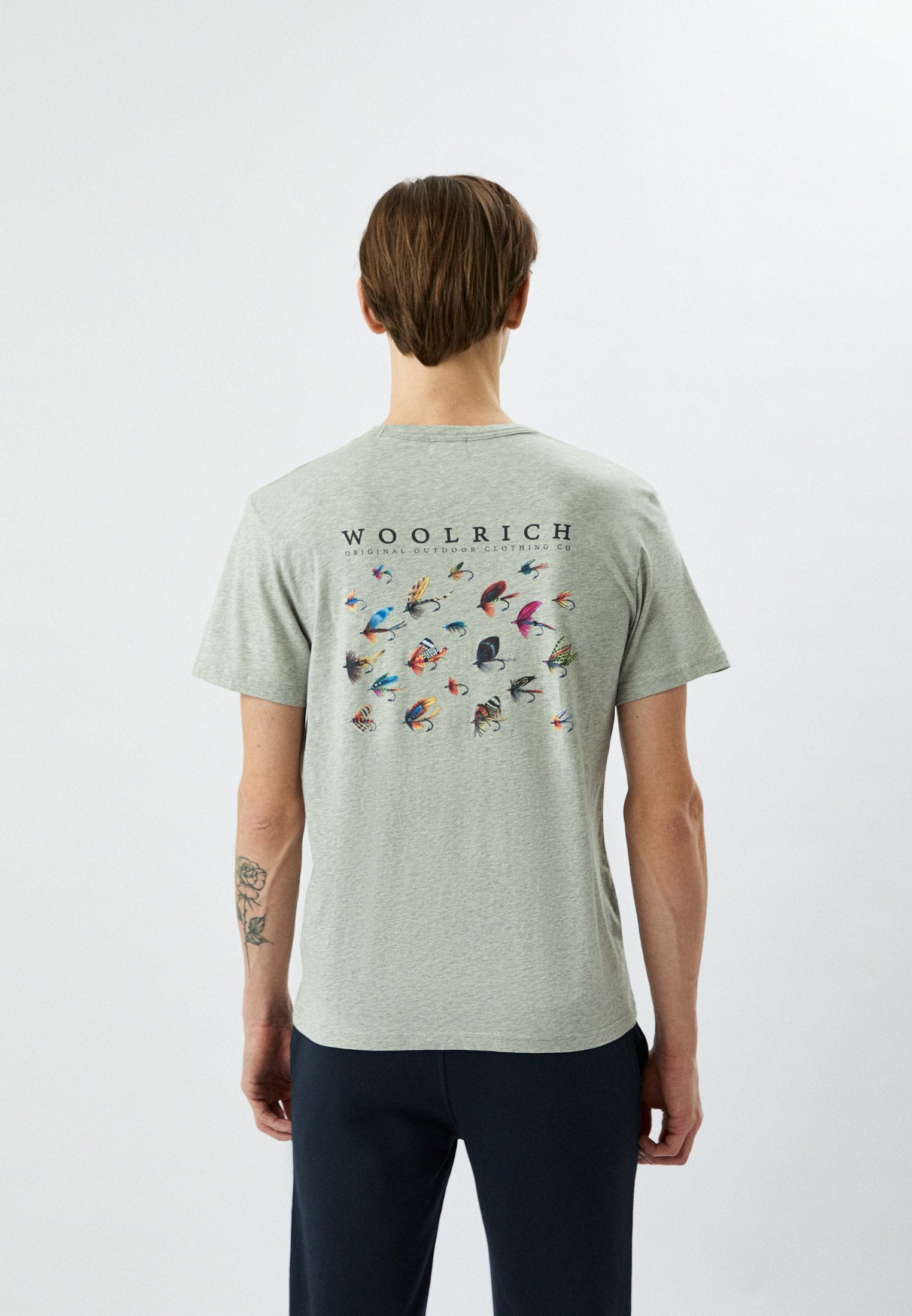 Мужская футболка Woolrich (Вулрич) CFWOTE0097MRUT2926: изображение 3