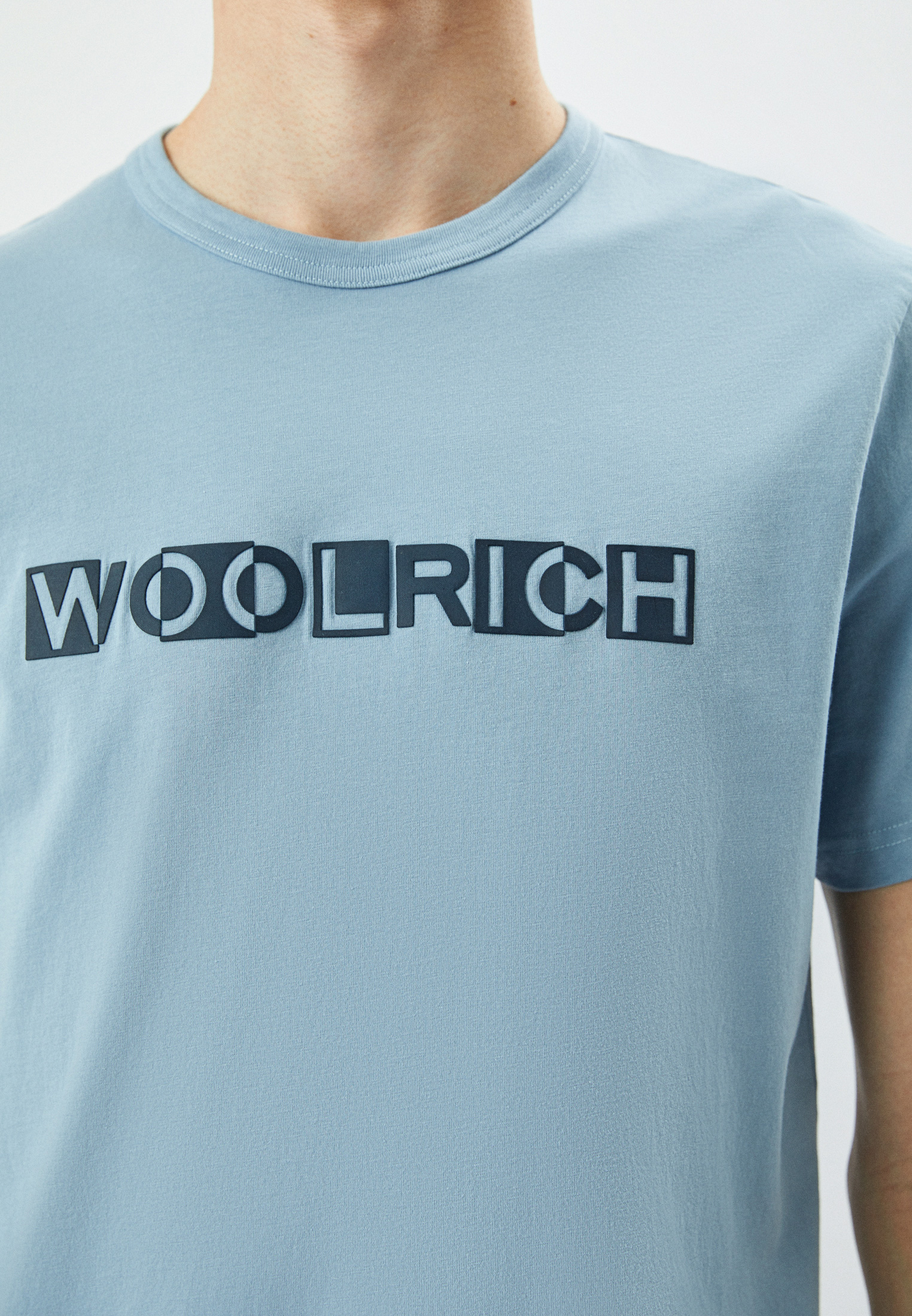 Мужская футболка Woolrich (Вулрич) CFWOTE0090MRUT2926: изображение 4