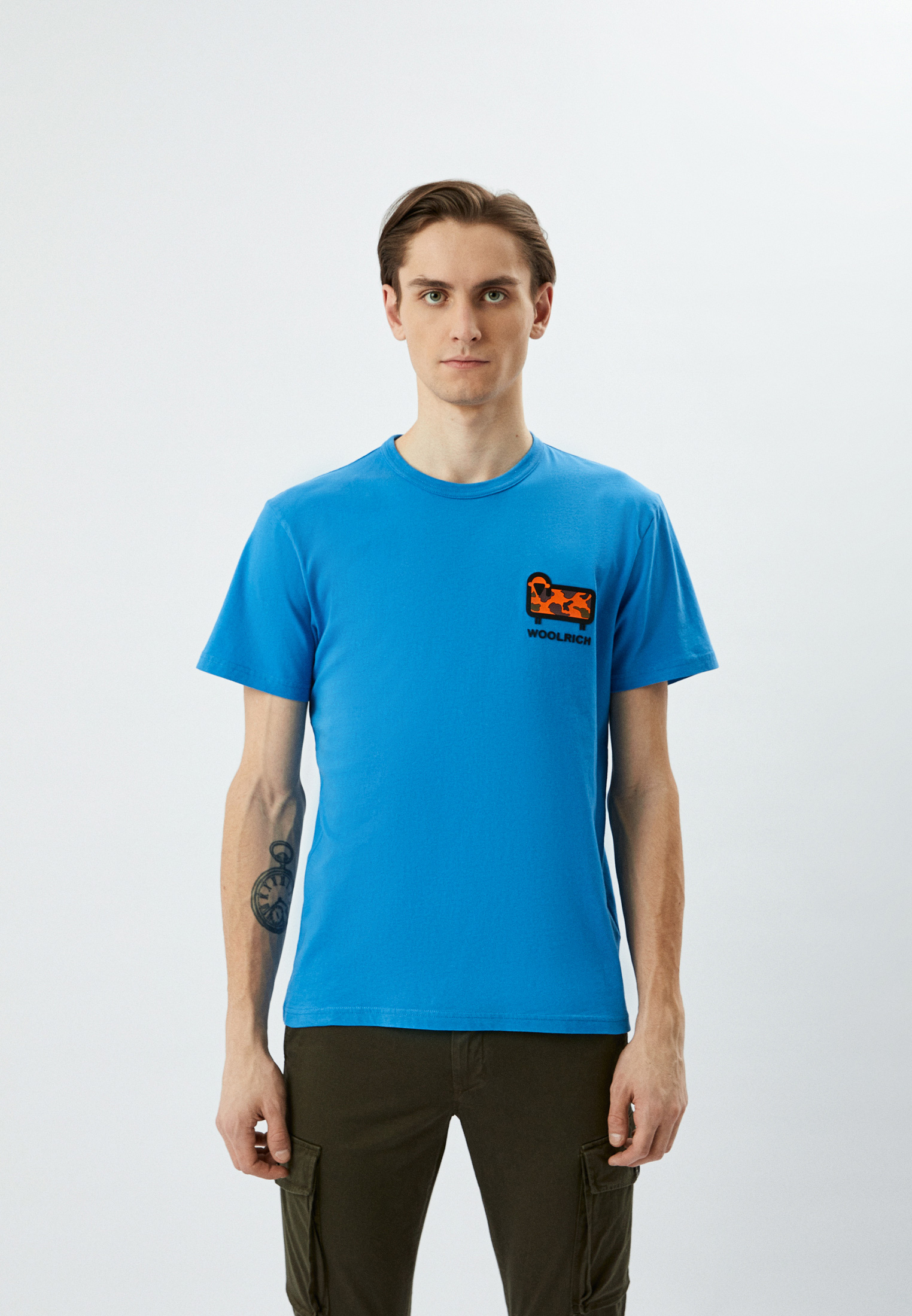 Мужская футболка Woolrich (Вулрич) CFWOTE0087MRUT2926: изображение 1