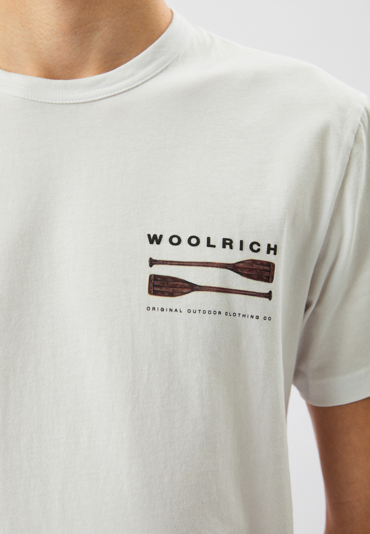 Мужская футболка Woolrich (Вулрич) CFWOTE0097MRUT2926: изображение 4