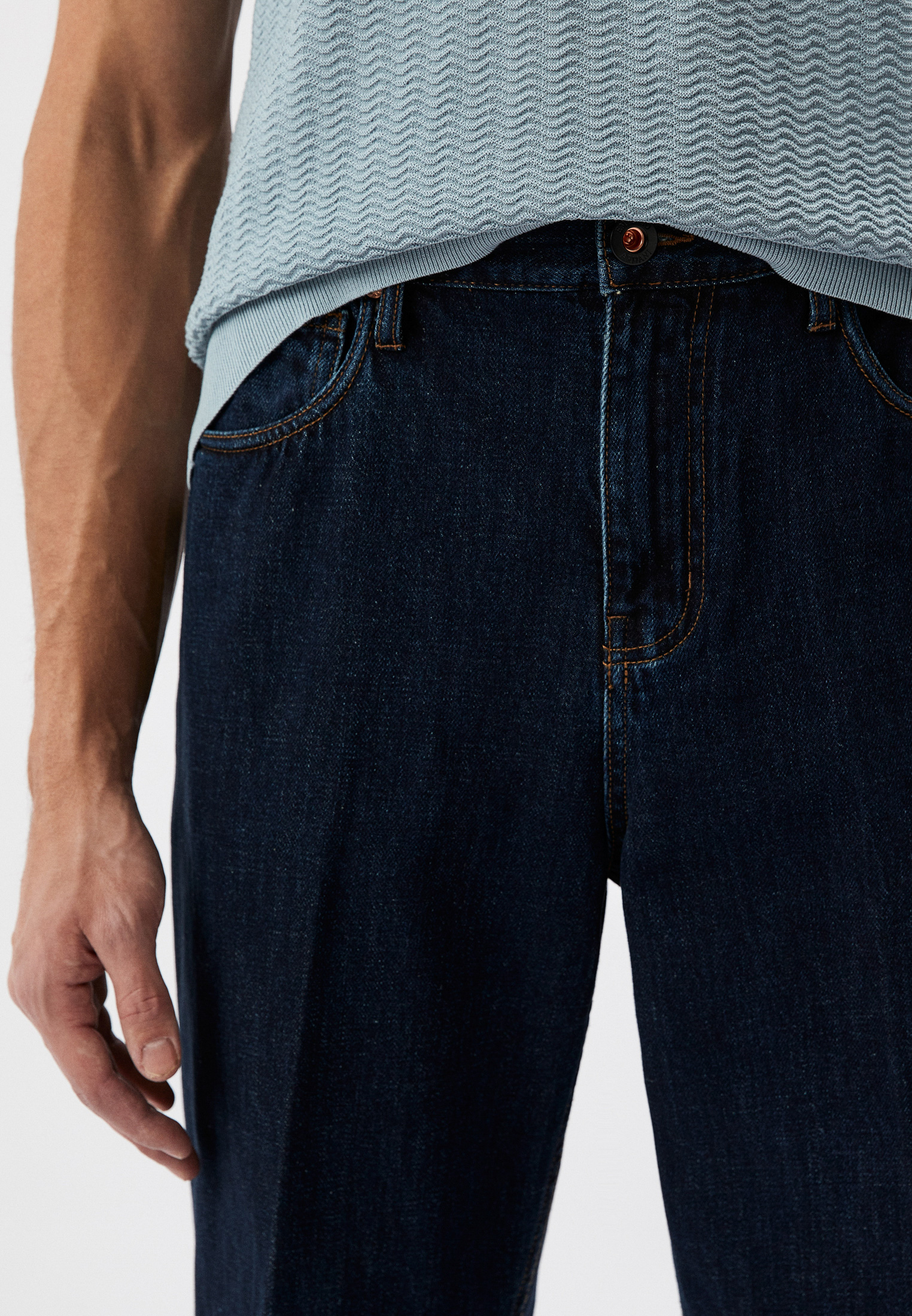 Мужские прямые джинсы Emporio Armani (Эмпорио Армани) 3R1J73 1DPWZ: изображение 4