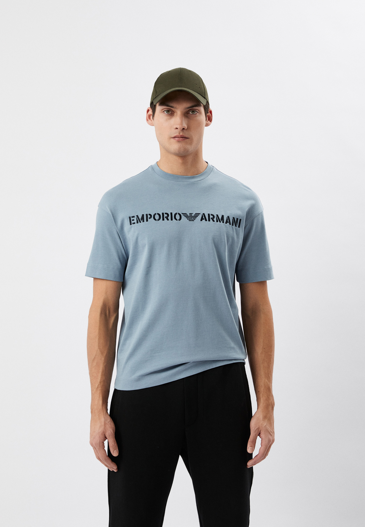 Мужская футболка Emporio Armani (Эмпорио Армани) 3R1TT2 1JWZZ