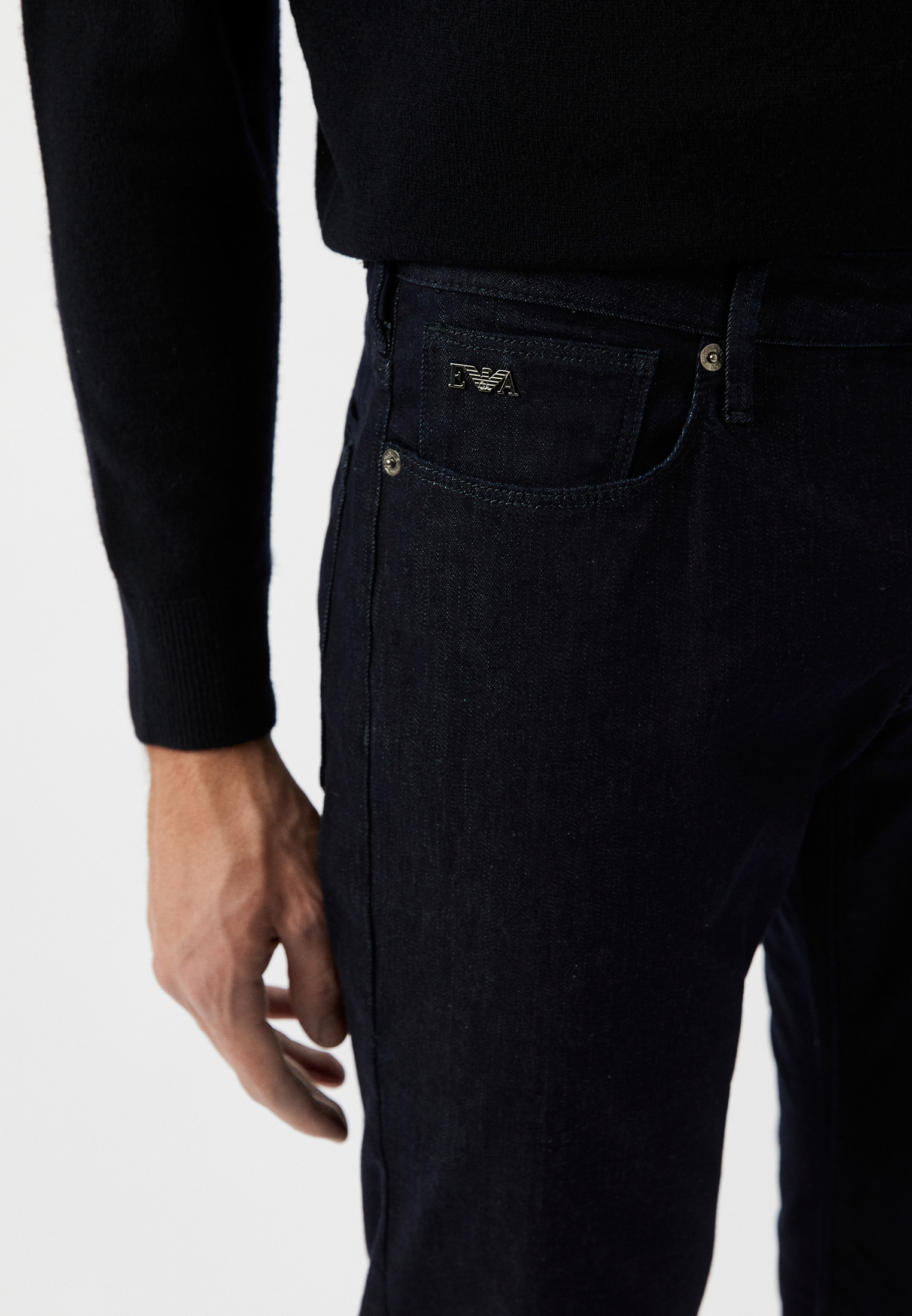 Мужские прямые джинсы Emporio Armani (Эмпорио Армани) 8N1J06 1G19Z: изображение 4