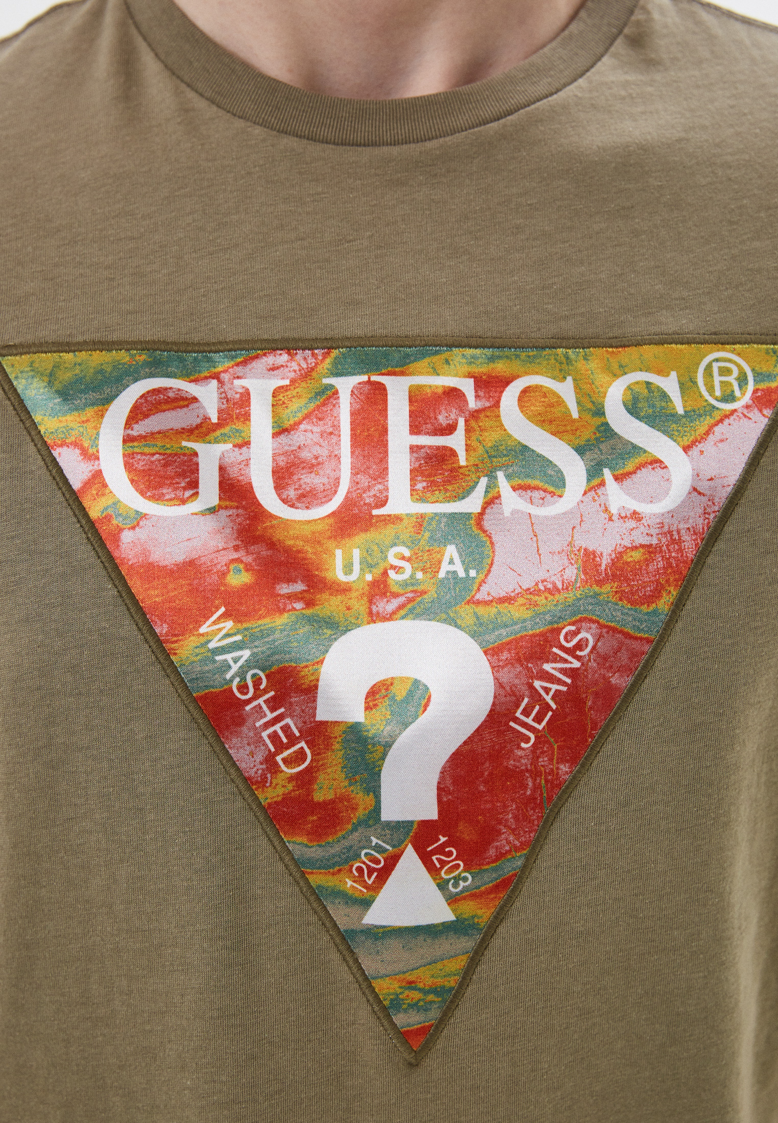 Футболка с коротким рукавом мужской Guess (Гесс) M3GI57K9RM1 купить за ...