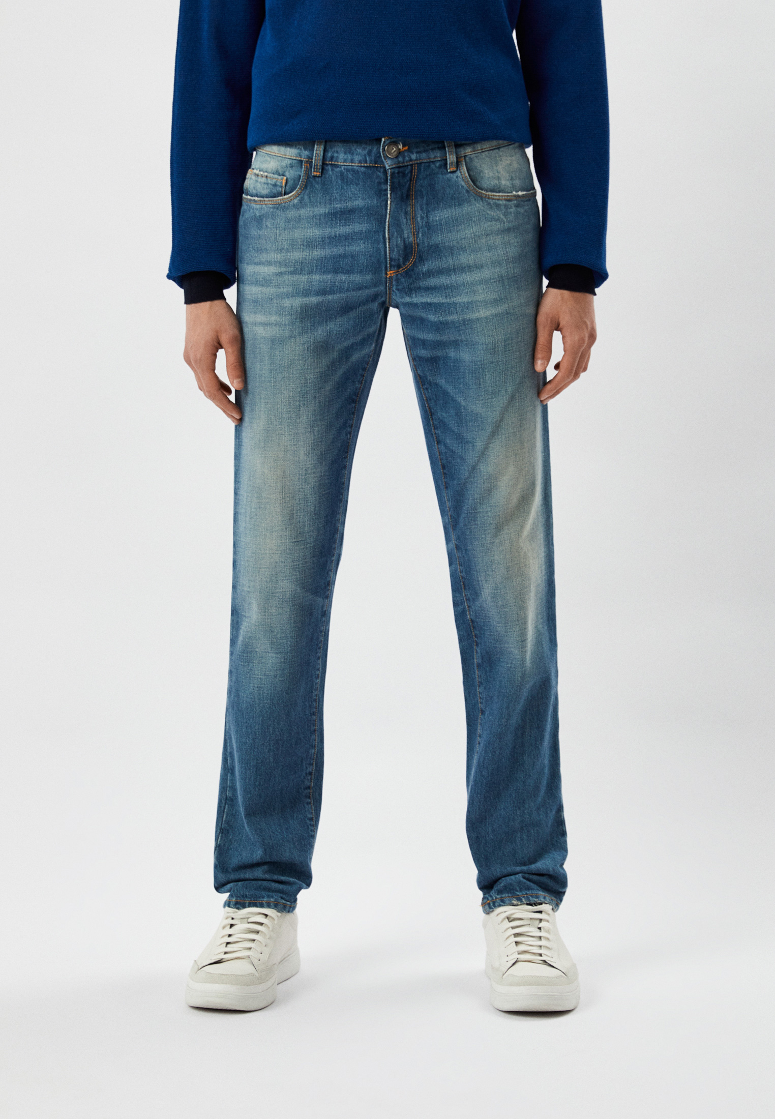 Мужские зауженные джинсы Trussardi (Труссарди) 32J901751Y092944: изображение 1