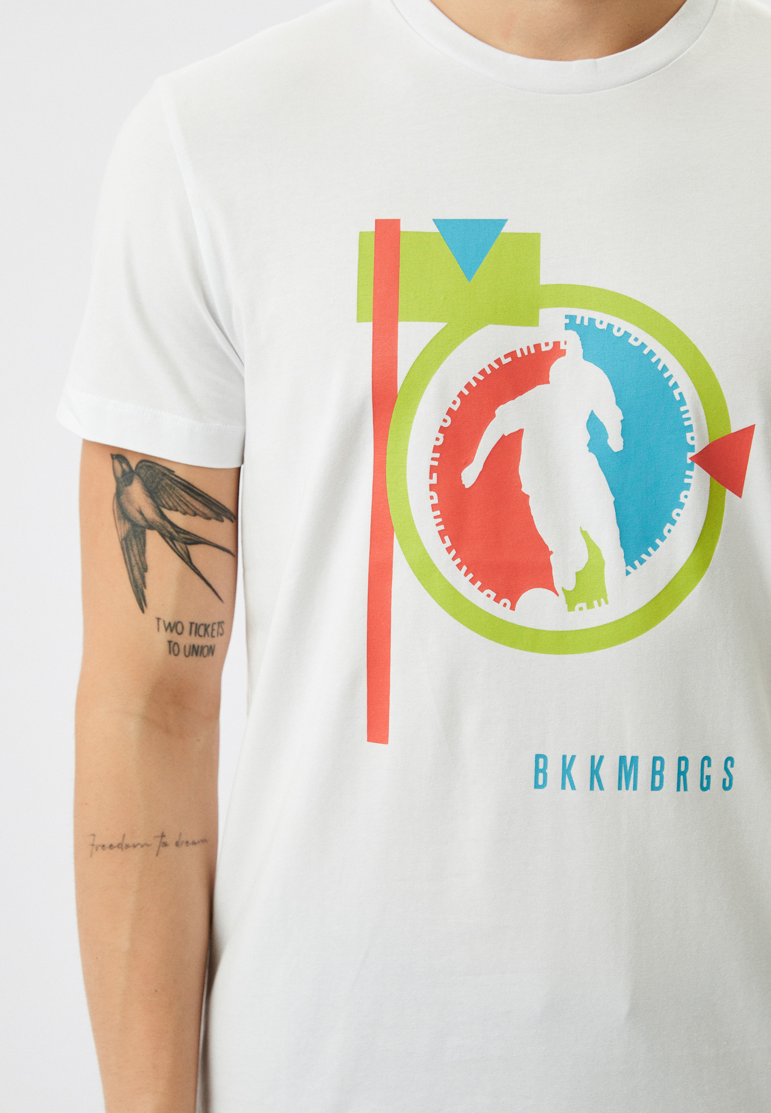 Мужская футболка Bikkembergs (Биккембергс) C410133E2231: изображение 4