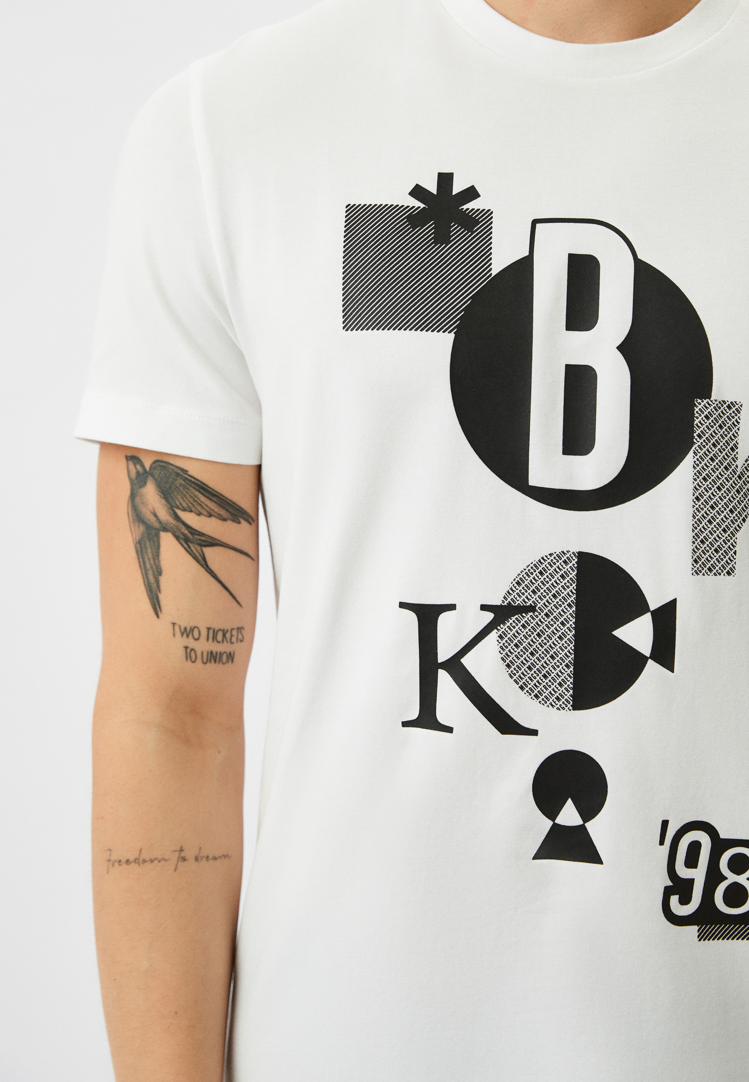 Мужская футболка Bikkembergs (Биккембергс) C410134E2249: изображение 4