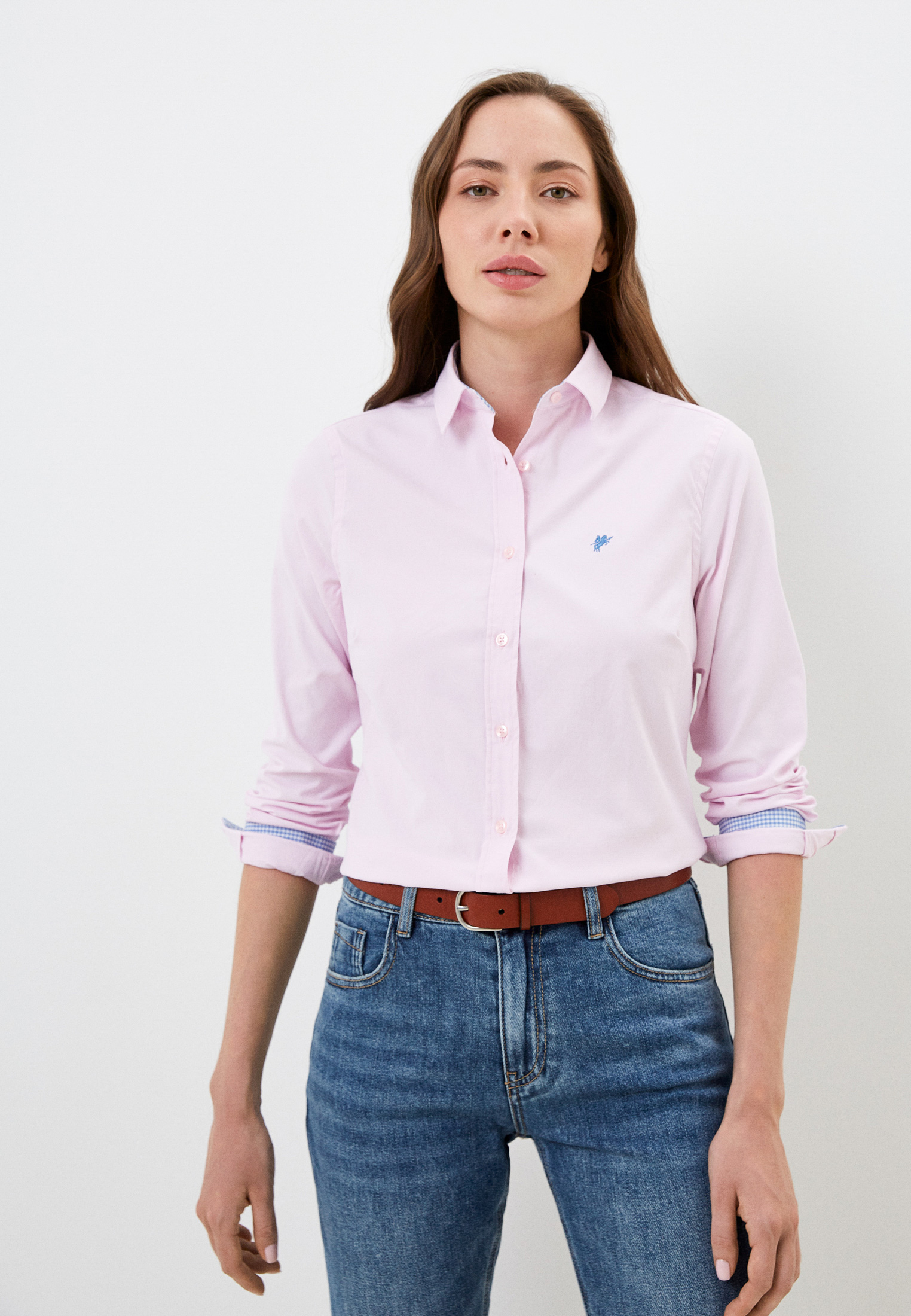 Женские рубашки с длинным рукавом Denim Culture B8808010P