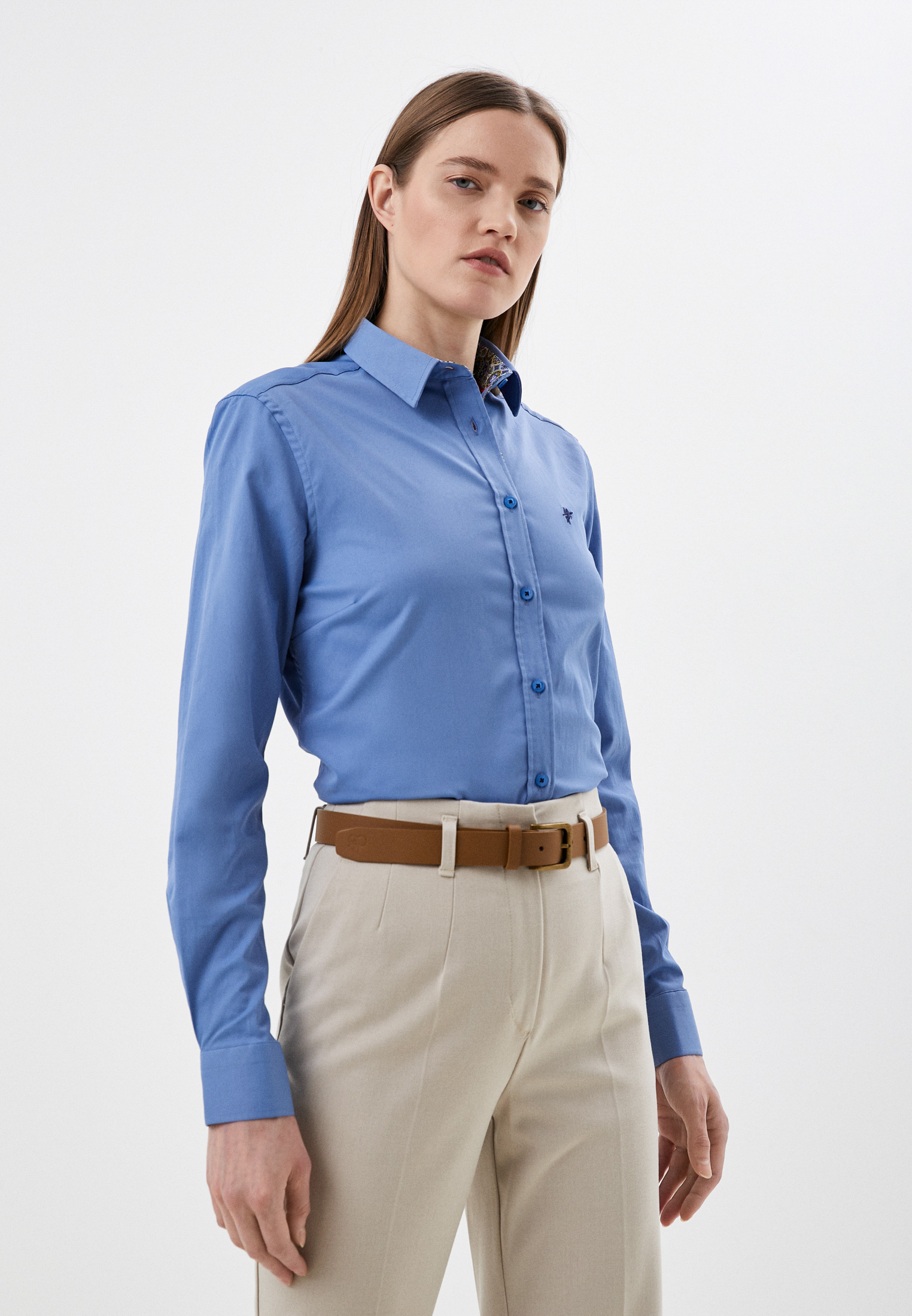 Женские рубашки с длинным рукавом Denim Culture B8840003B