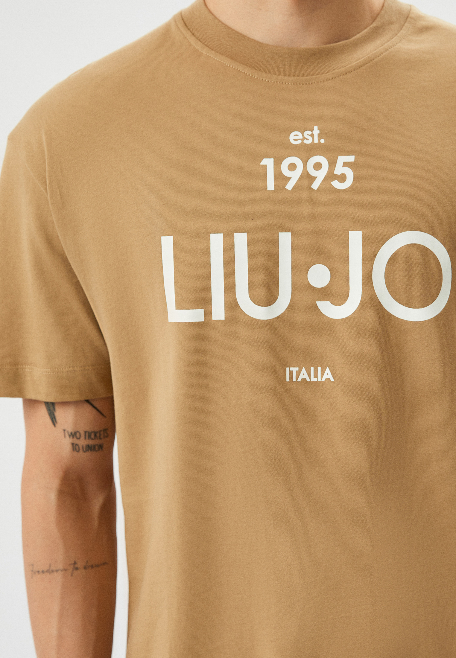 Мужская футболка Liu Jo Uomo (Лиу Джо Уомо) M123P204ESTTEE: изображение 4