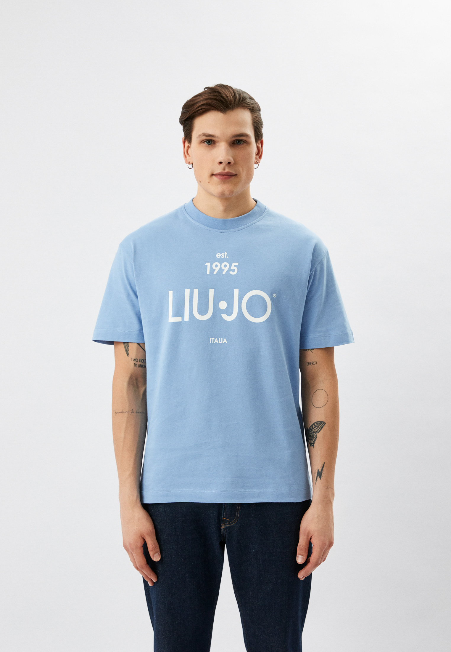 Мужская футболка Liu Jo Uomo (Лиу Джо Уомо) M123P204ESTTEE: изображение 1