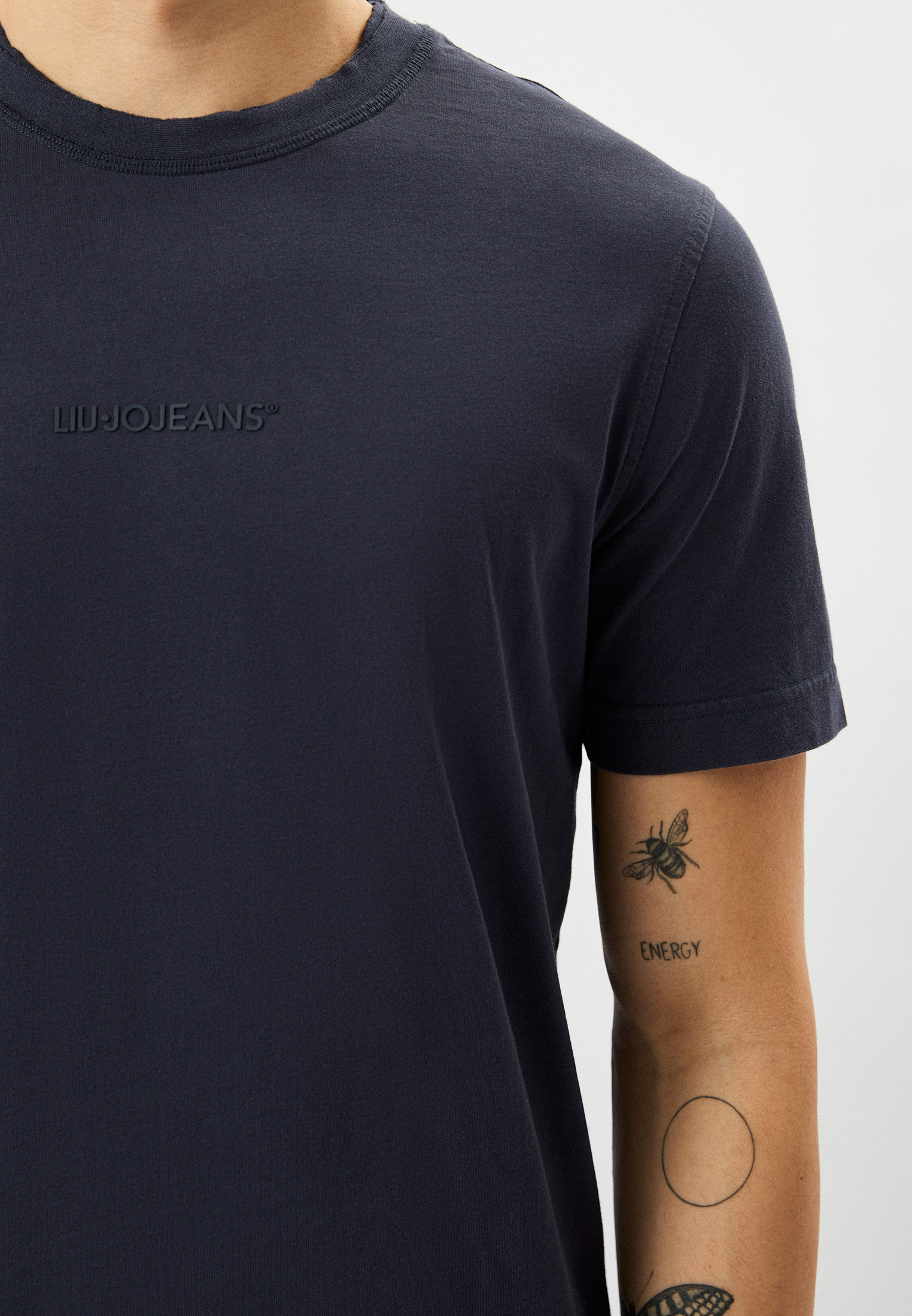 Мужская футболка Liu Jo Uomo (Лиу Джо Уомо) M123P204WASHSHIRT: изображение 4