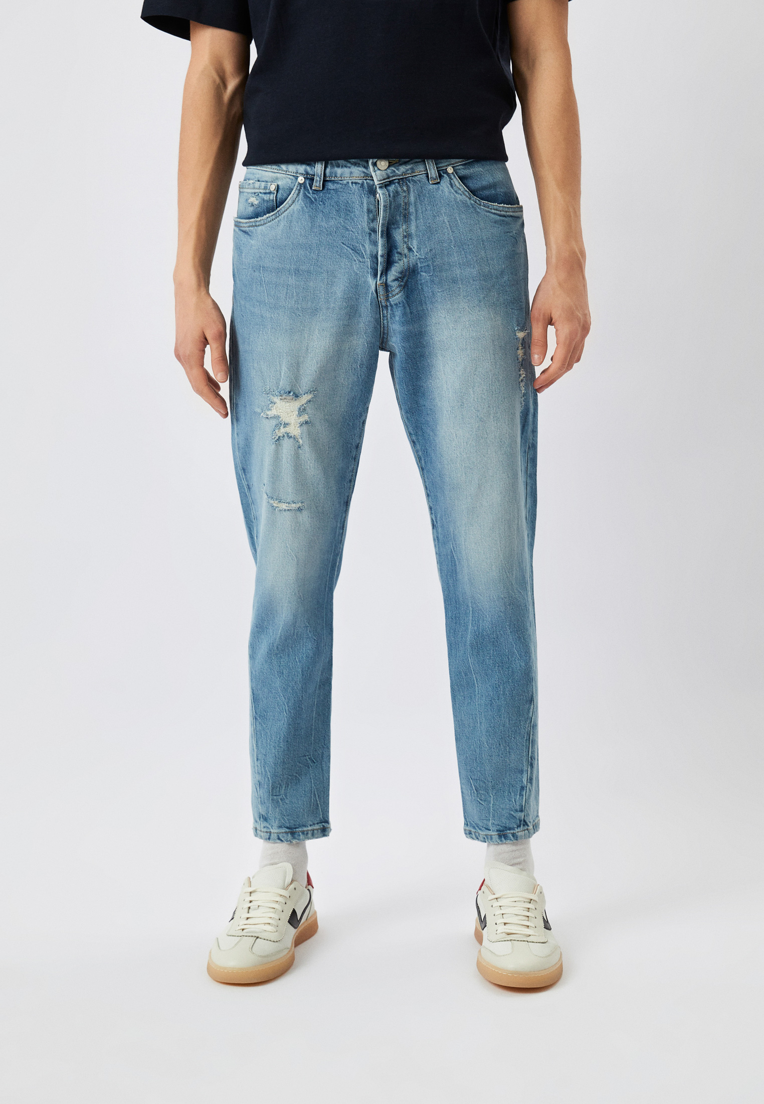 Мужские зауженные джинсы Liu Jo Uomo (Лиу Джо Уомо) M123P304JOELTBREAK: изображение 1