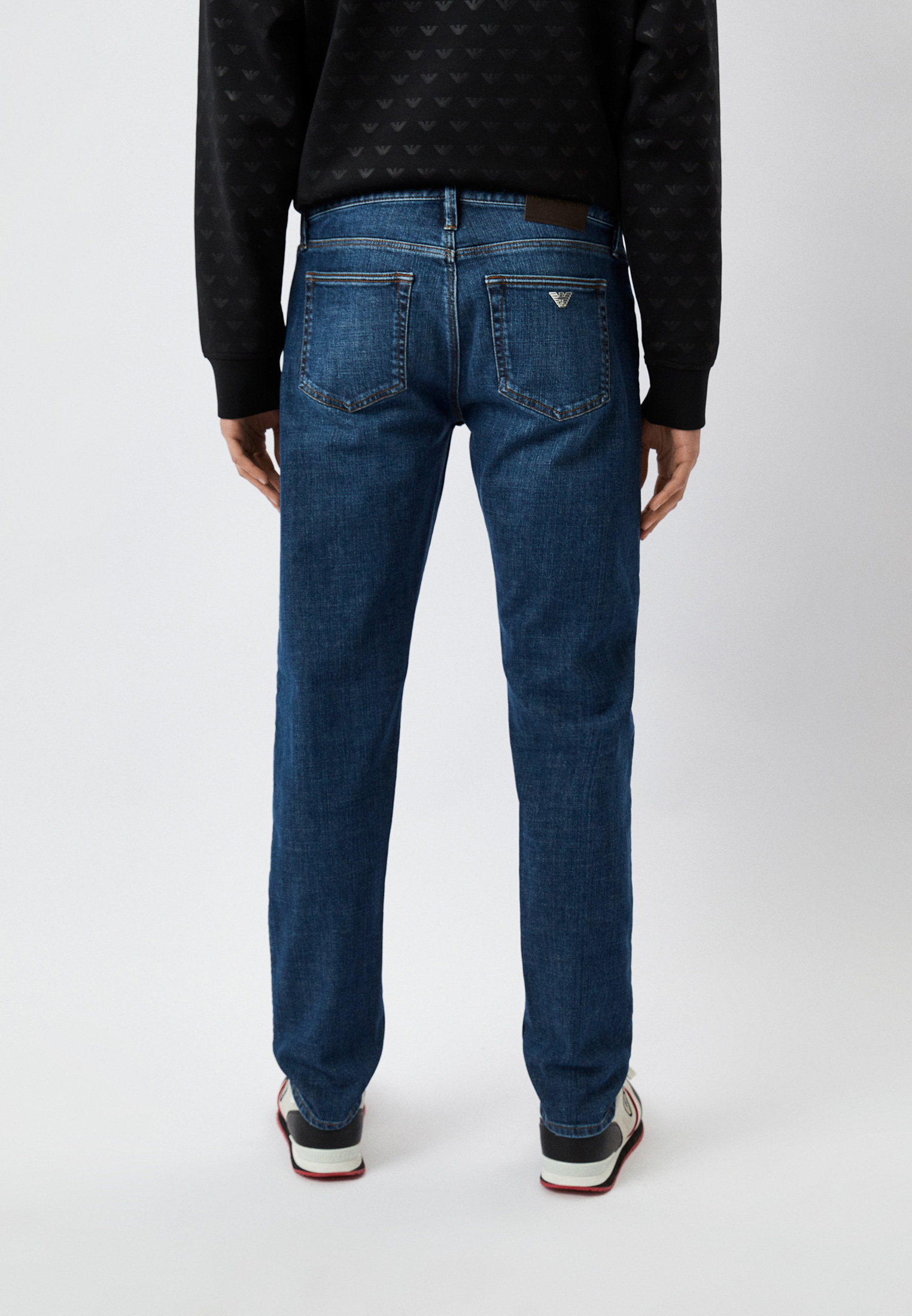 Мужские зауженные джинсы Emporio Armani (Эмпорио Армани) 3R1J75 1D04Z: изображение 3