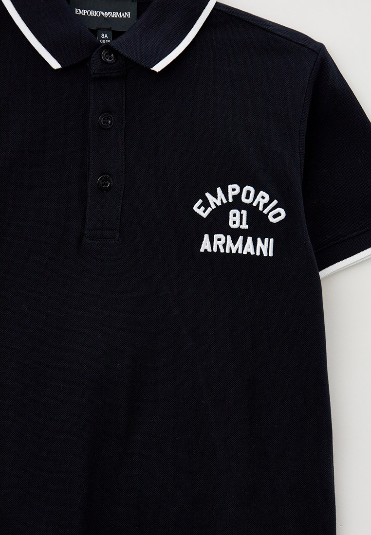 Поло футболки для мальчиков Emporio Armani (Эмпорио Армани) 3R4FJ7 1JTKZ: изображение 3