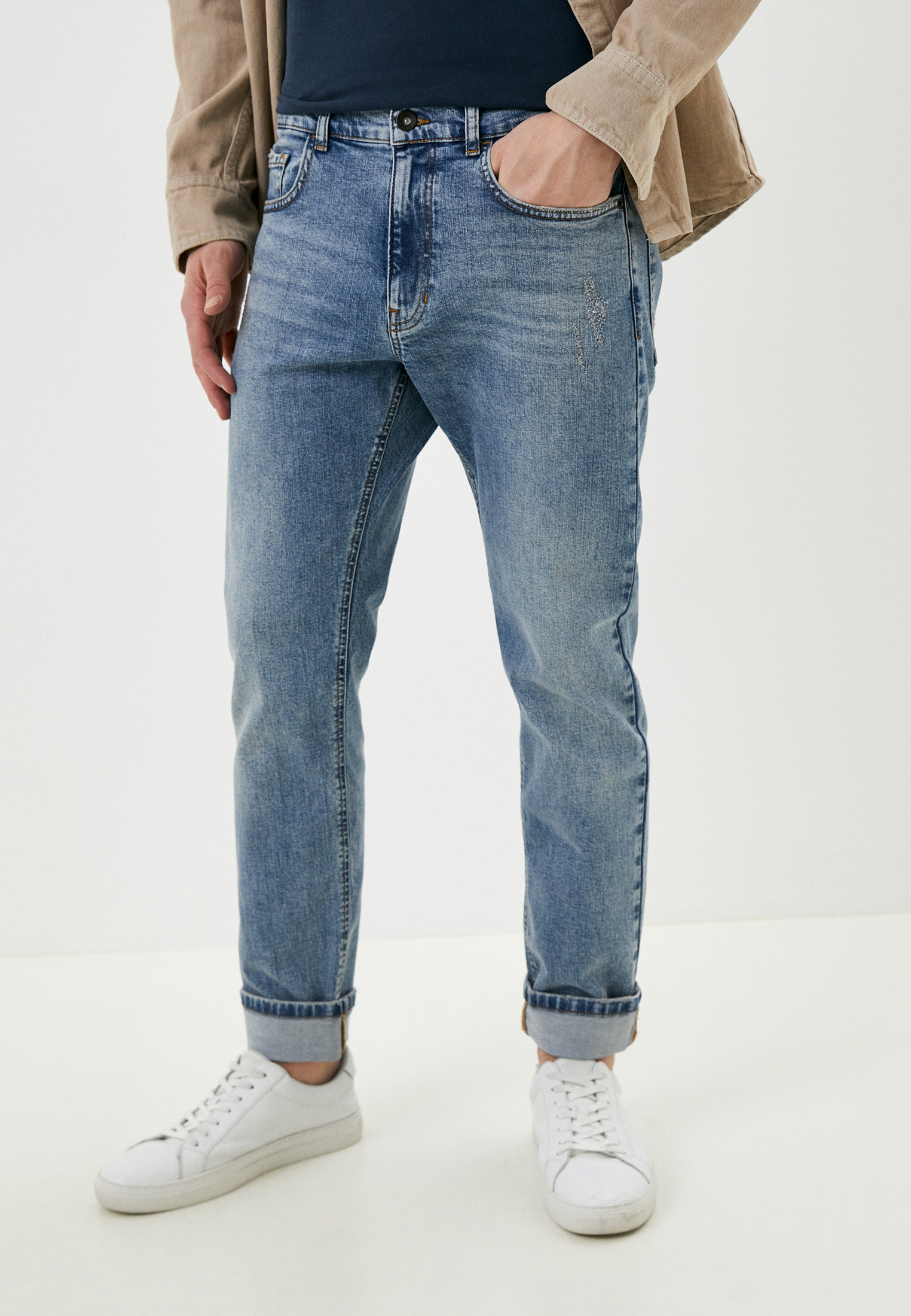 Мужские прямые джинсы Sisley (Сислей) 4I4ISE010