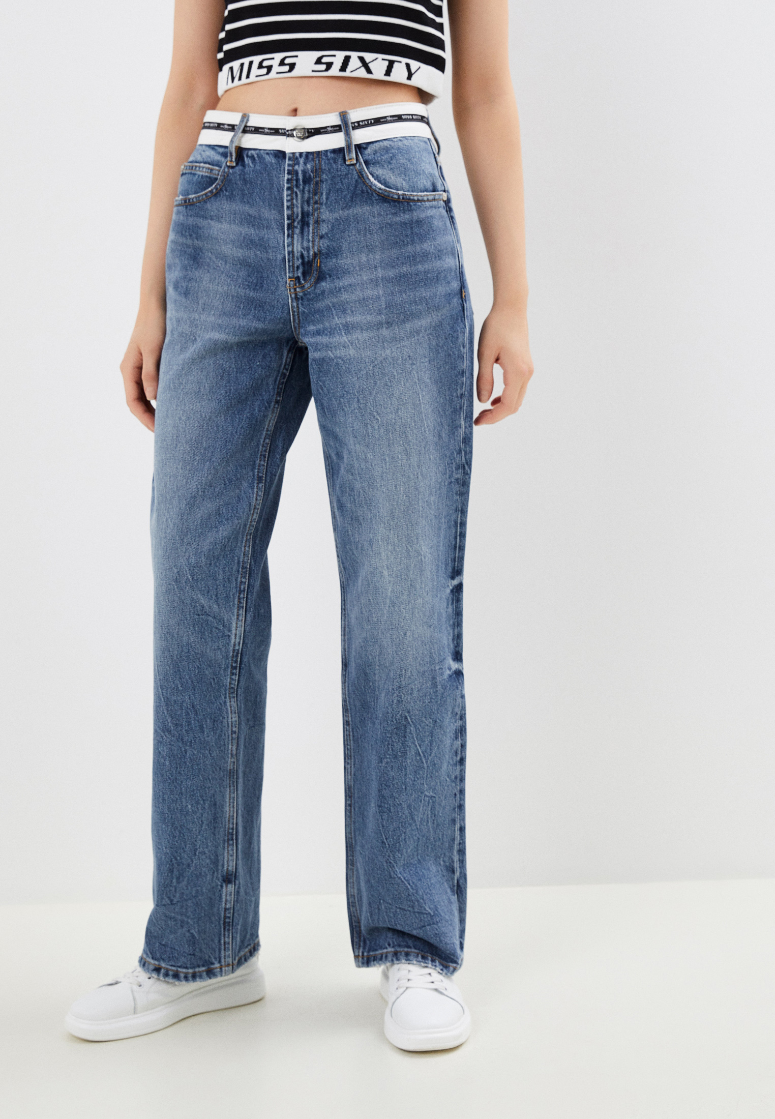 Прямые джинсы женские Miss Sixty (Мисс Сиксти) 6T1JJ4840000 купить