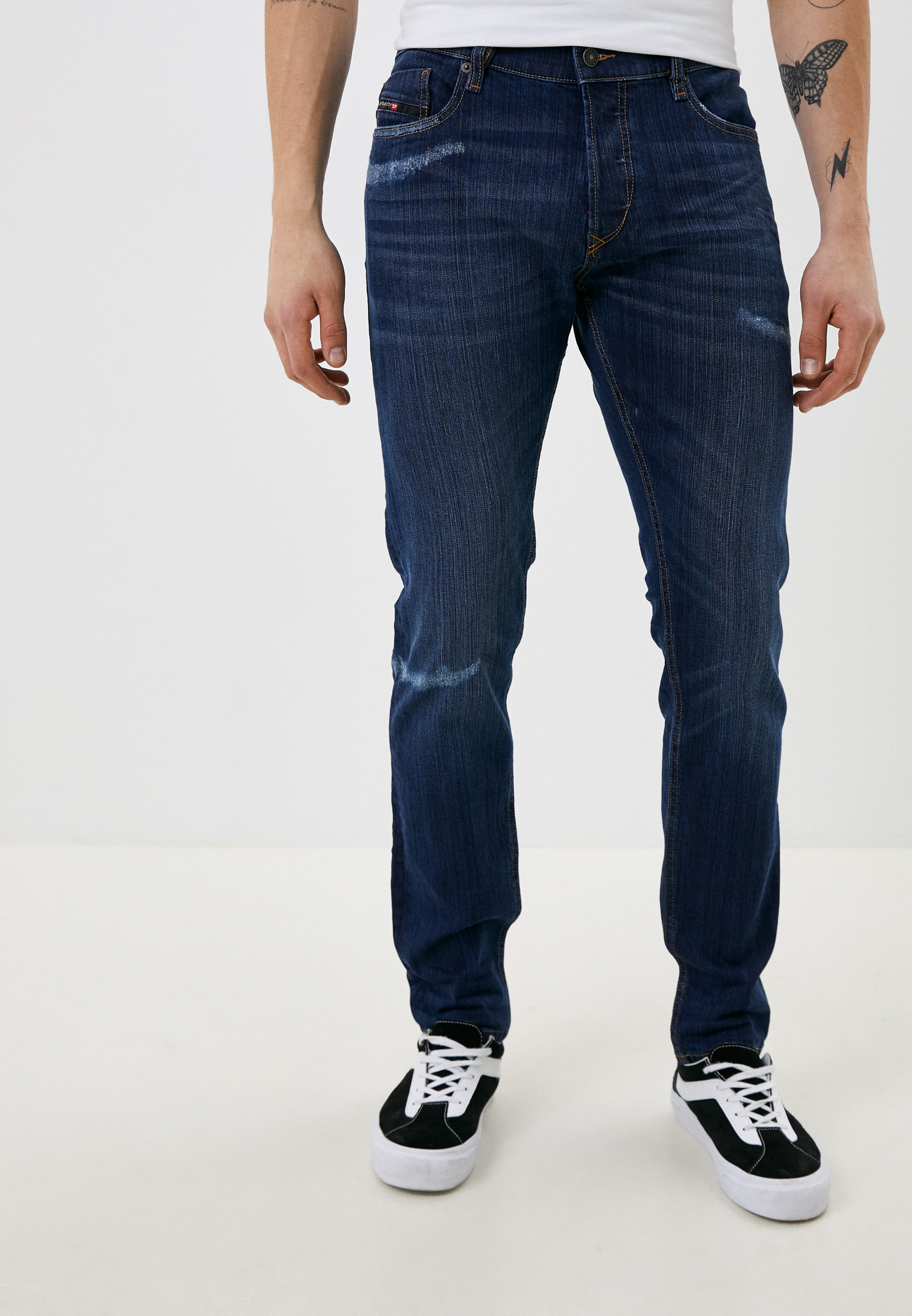 Мужские зауженные джинсы Diesel (Дизель) 00SWID0098N: изображение 1