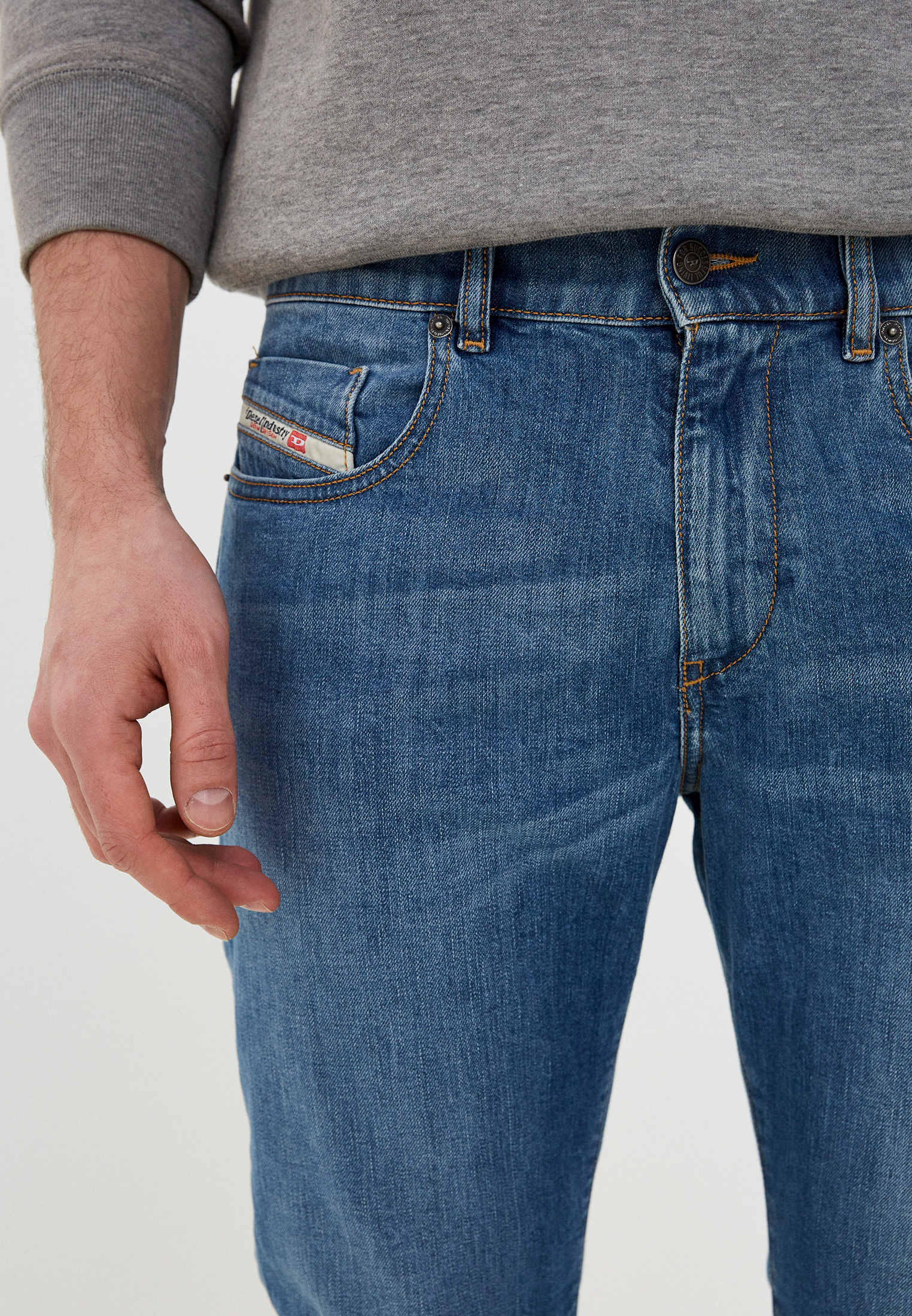 Мужские зауженные джинсы Diesel (Дизель) A035620EHAJ: изображение 7