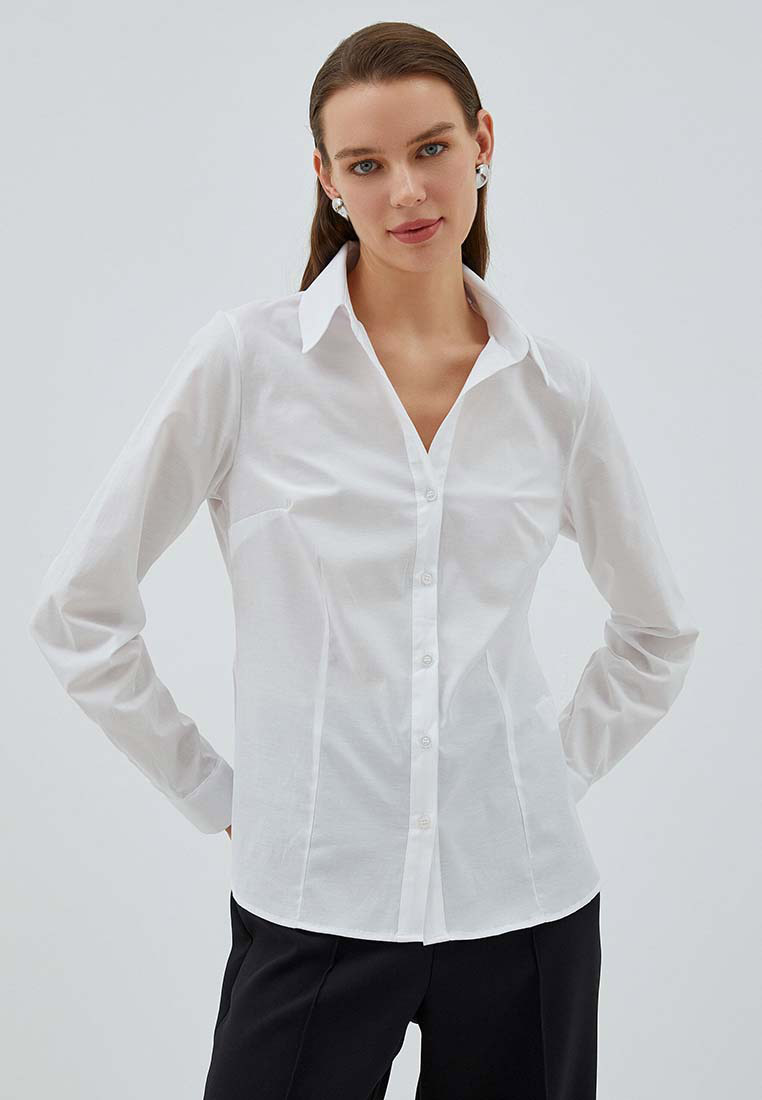 Женские рубашки с длинным рукавом Koton 3SAK60016UW