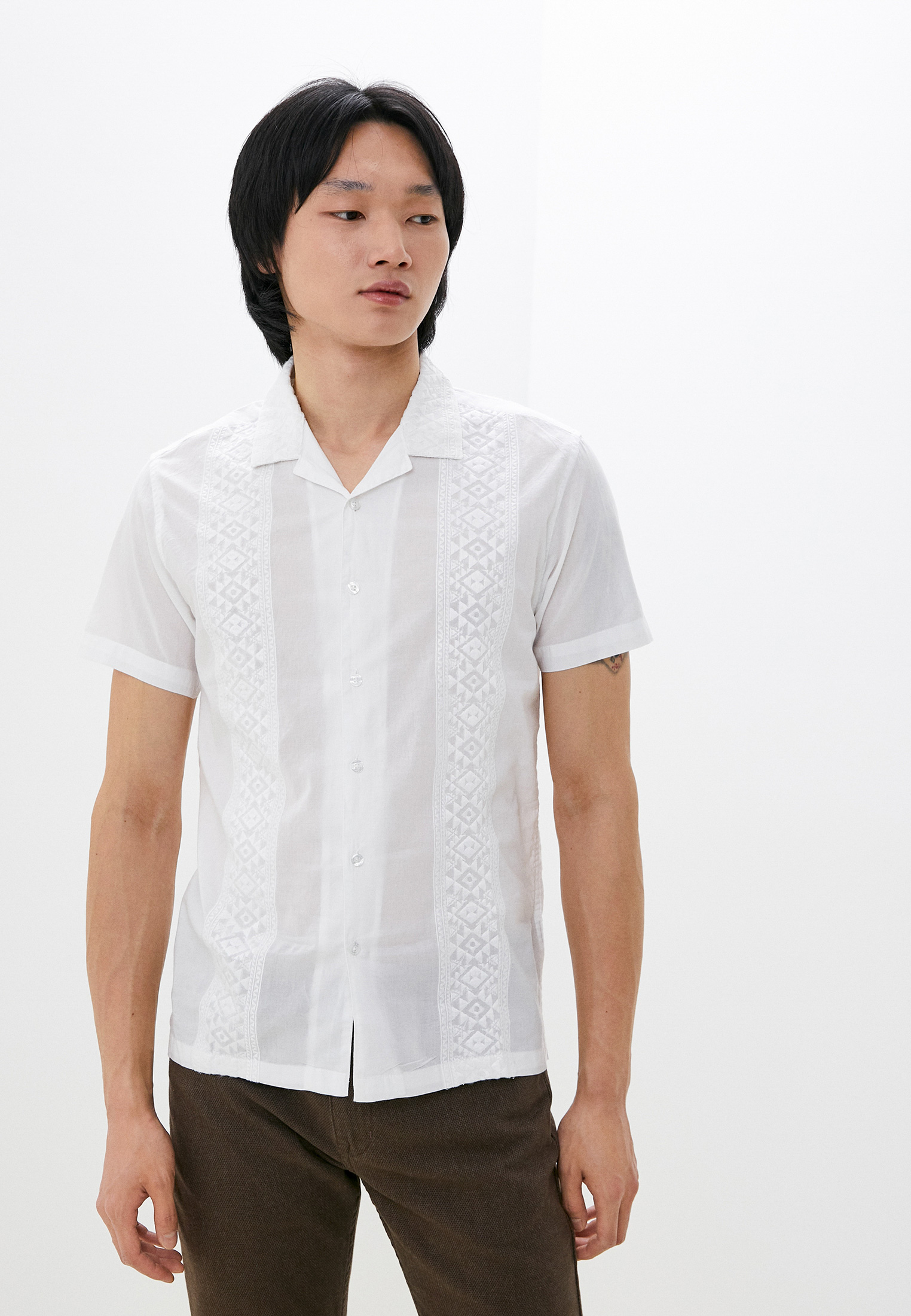 Рубашка с коротким рукавом Brave Soul (Брейв Соул) MSH-48WHEELER