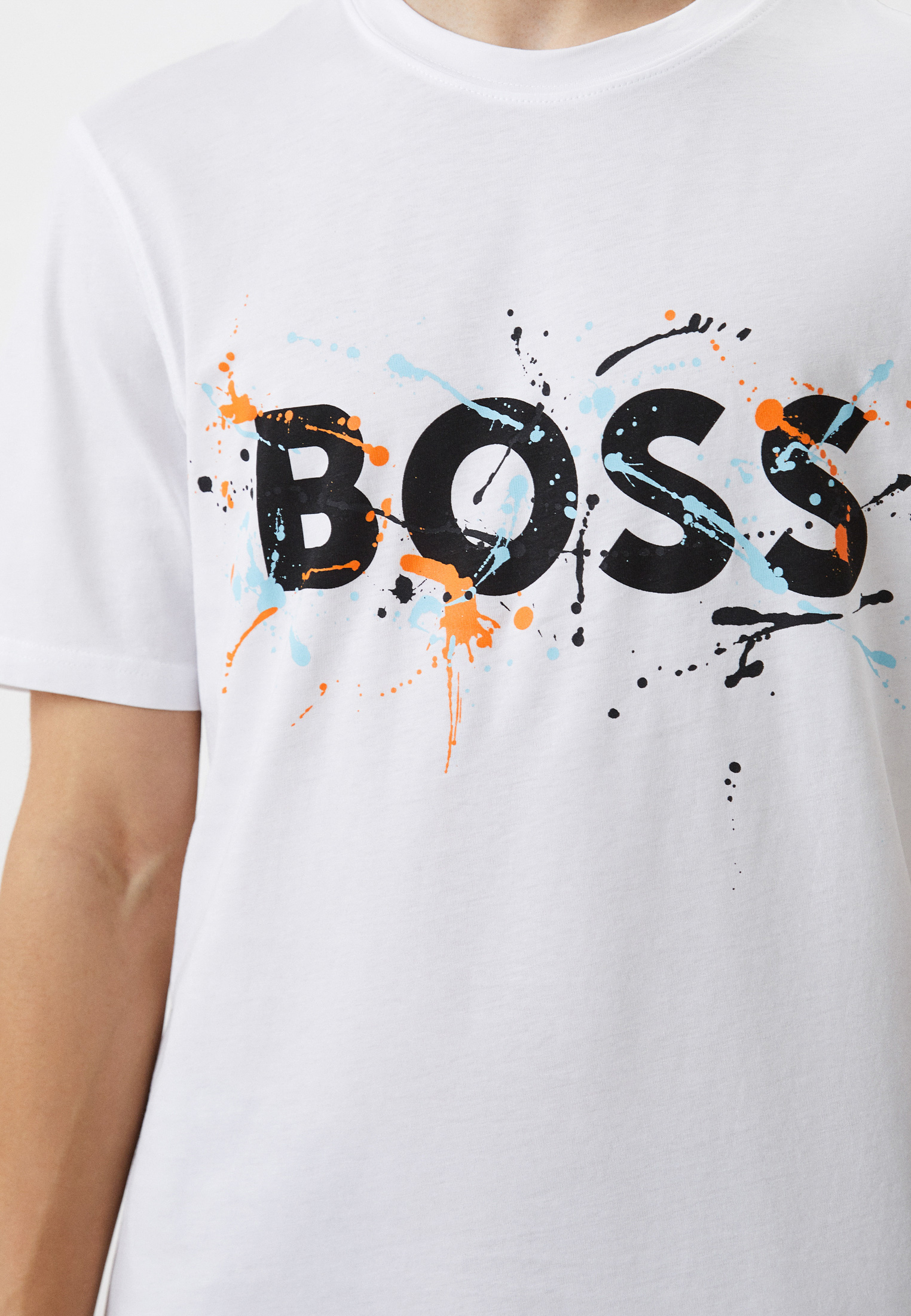 Мужская футболка Boss (Босс) 50491718: изображение 4