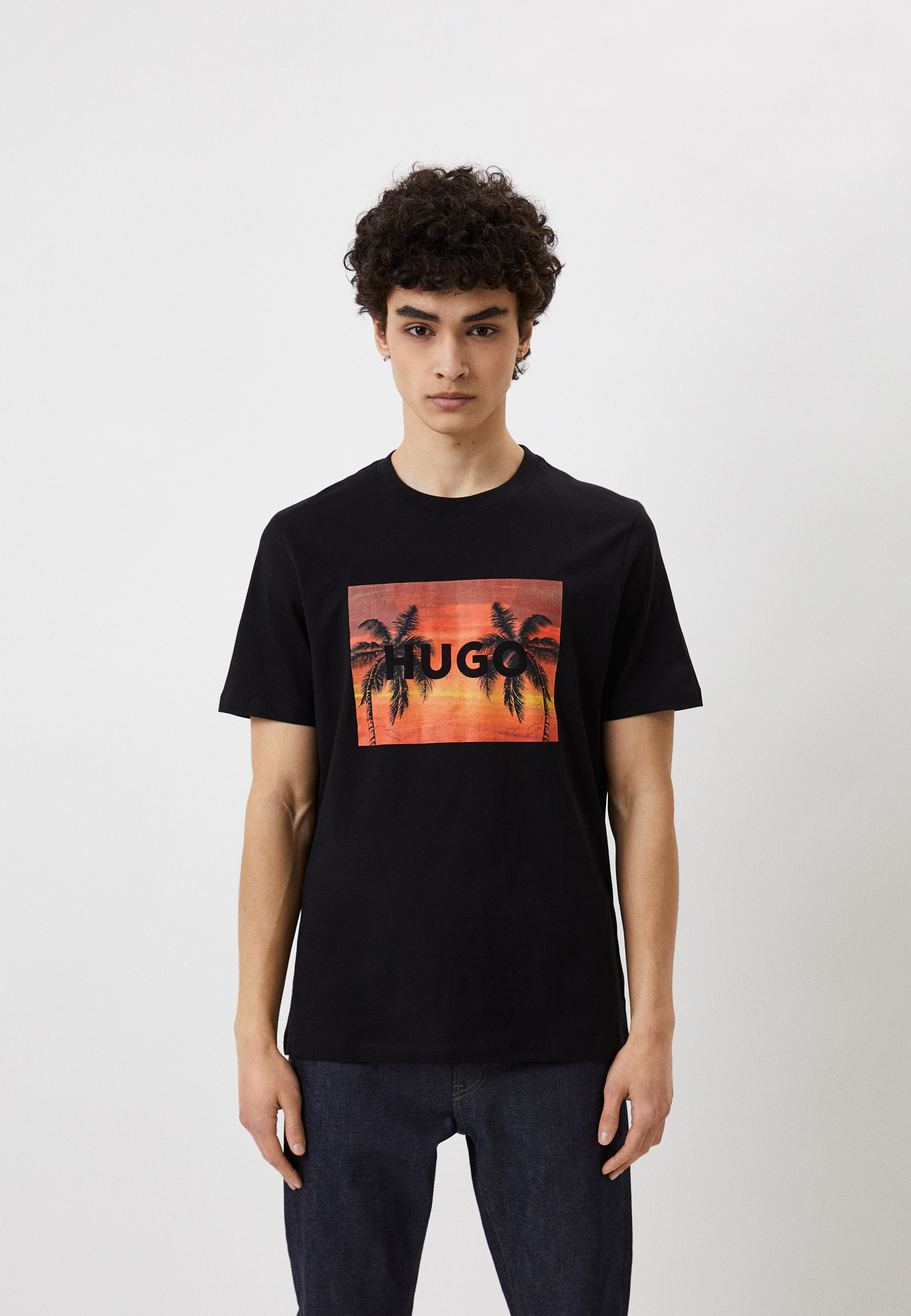 Мужская футболка Hugo (Хуго) 50488952: изображение 1