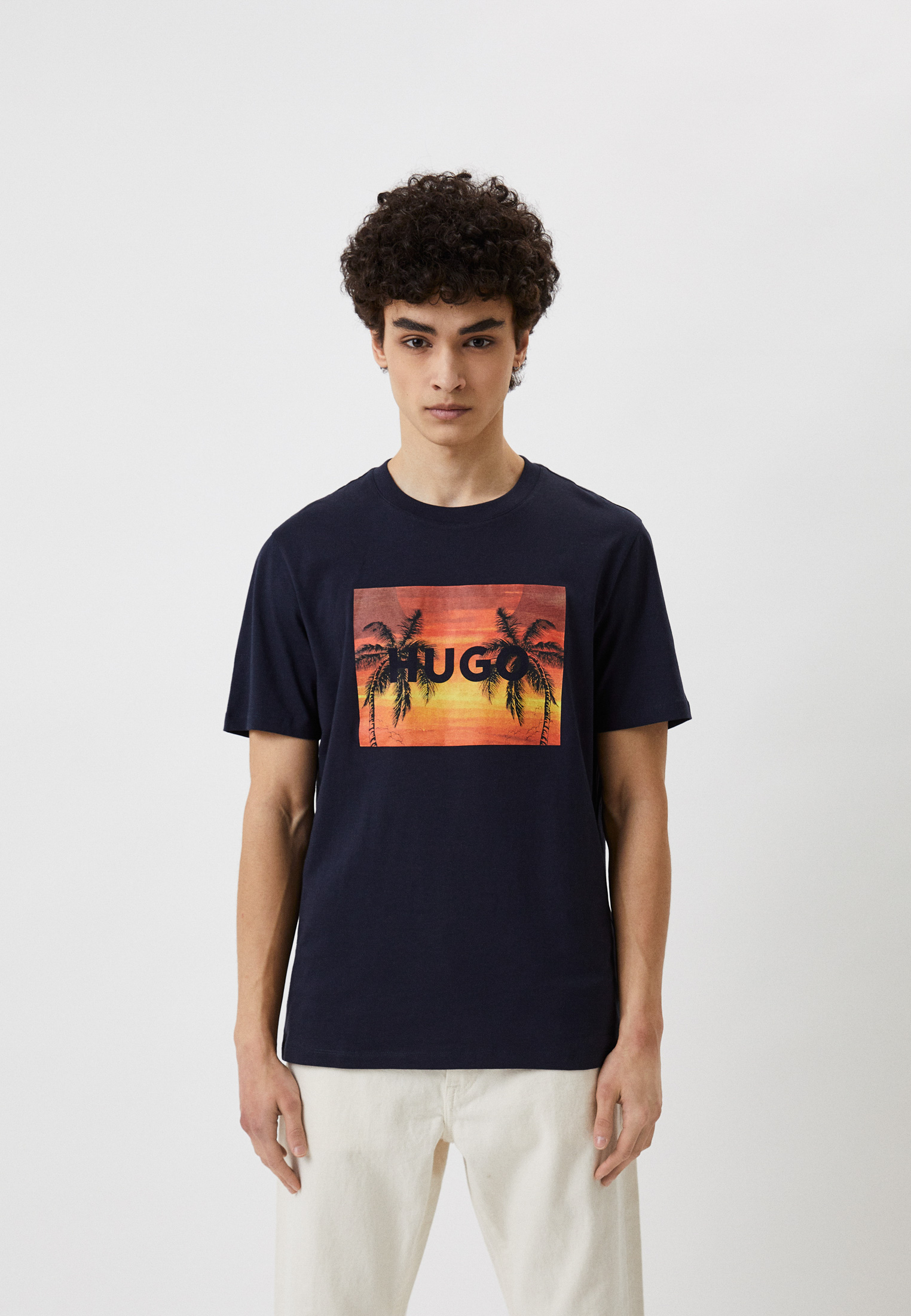 Мужская футболка Hugo (Хуго) 50488952: изображение 1
