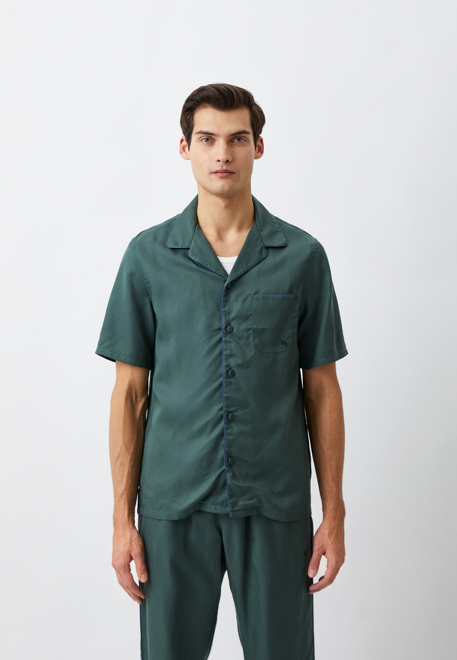 Рубашка с коротким рукавом Nikben NUIT EMERALD SHIRT - 6010