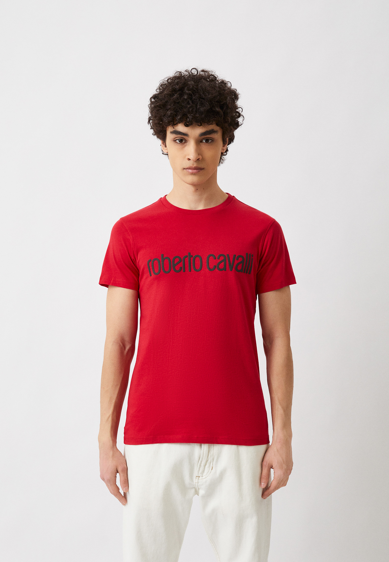 Мужская футболка Roberto Cavalli (Роберто Кавалли) IST61HJD060: изображение 1