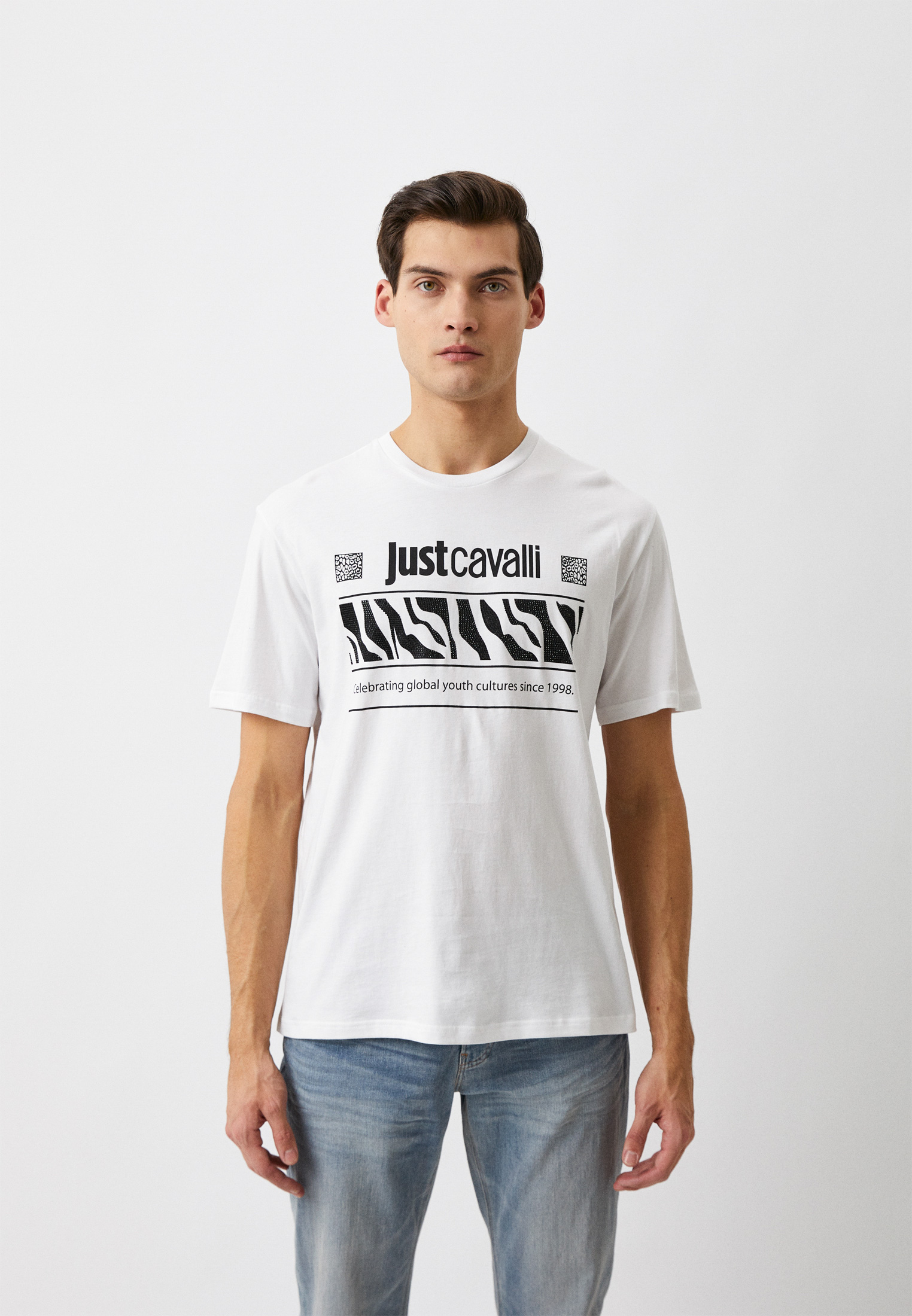 Мужская футболка Just Cavalli (Джаст Кавалли) 74OBHE05CJ110: изображение 1