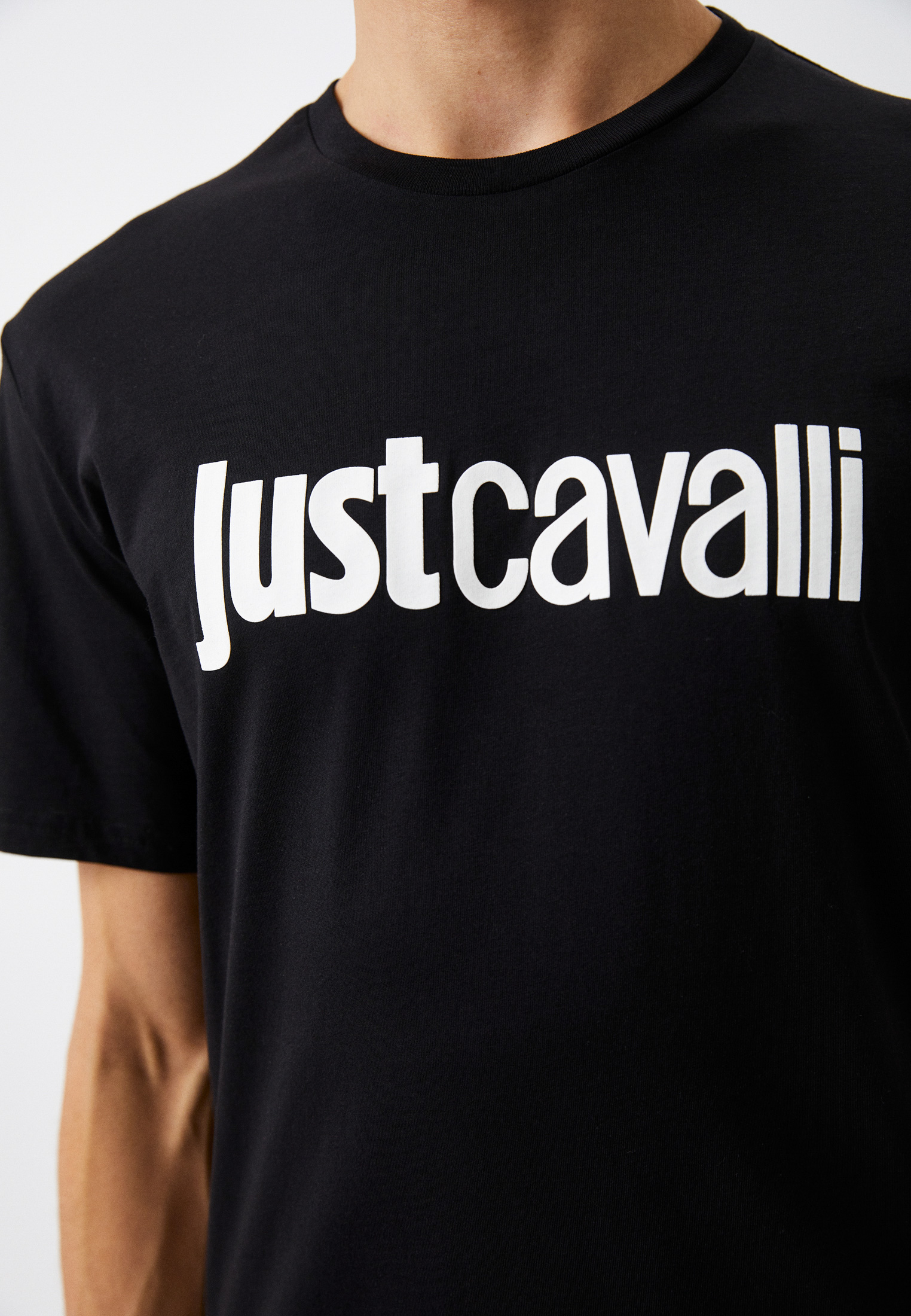 Мужская футболка Just Cavalli (Джаст Кавалли) 74OBHG00CJ300: изображение 4