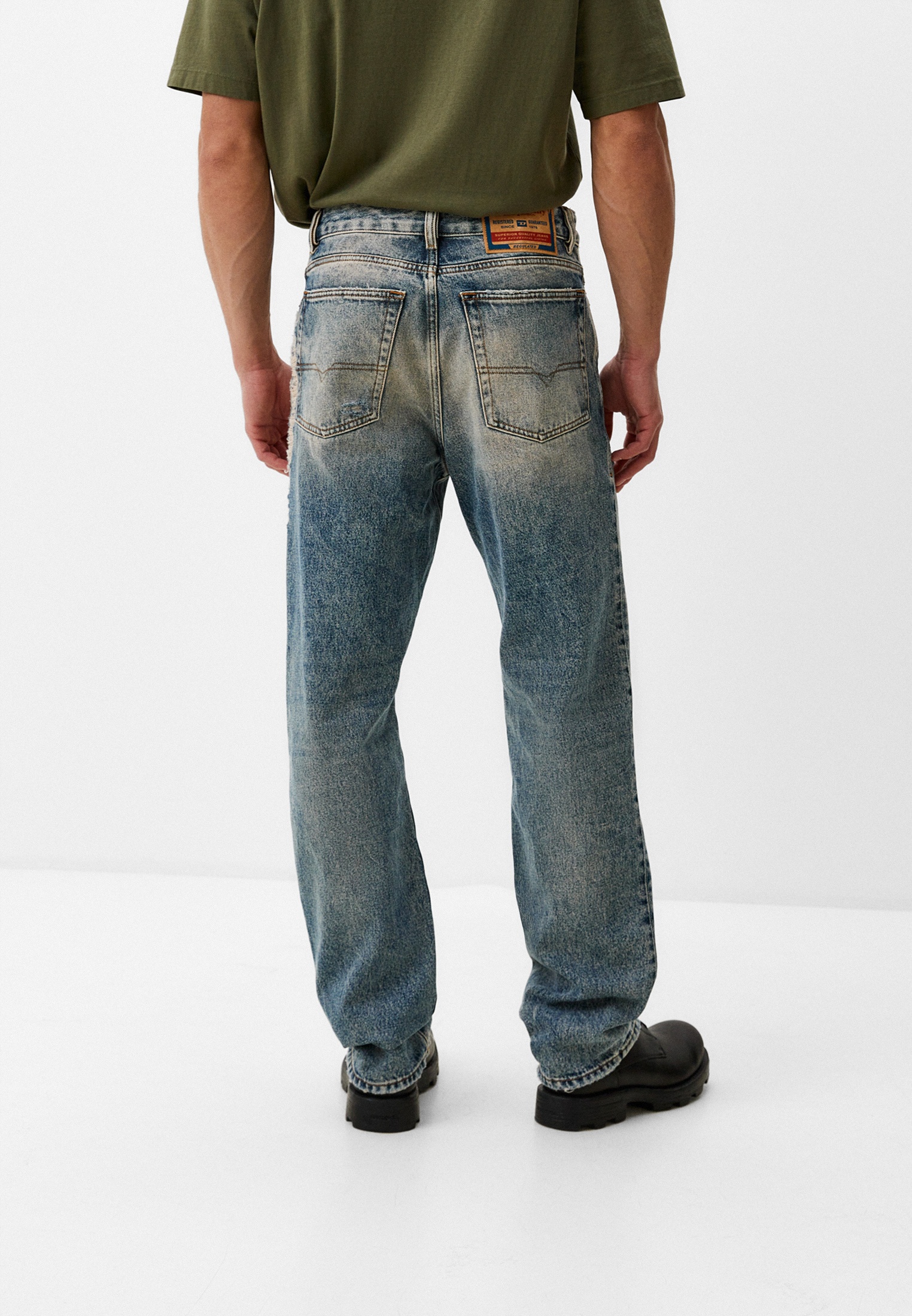Мужские прямые джинсы Diesel (Дизель) A0358809E10: изображение 3
