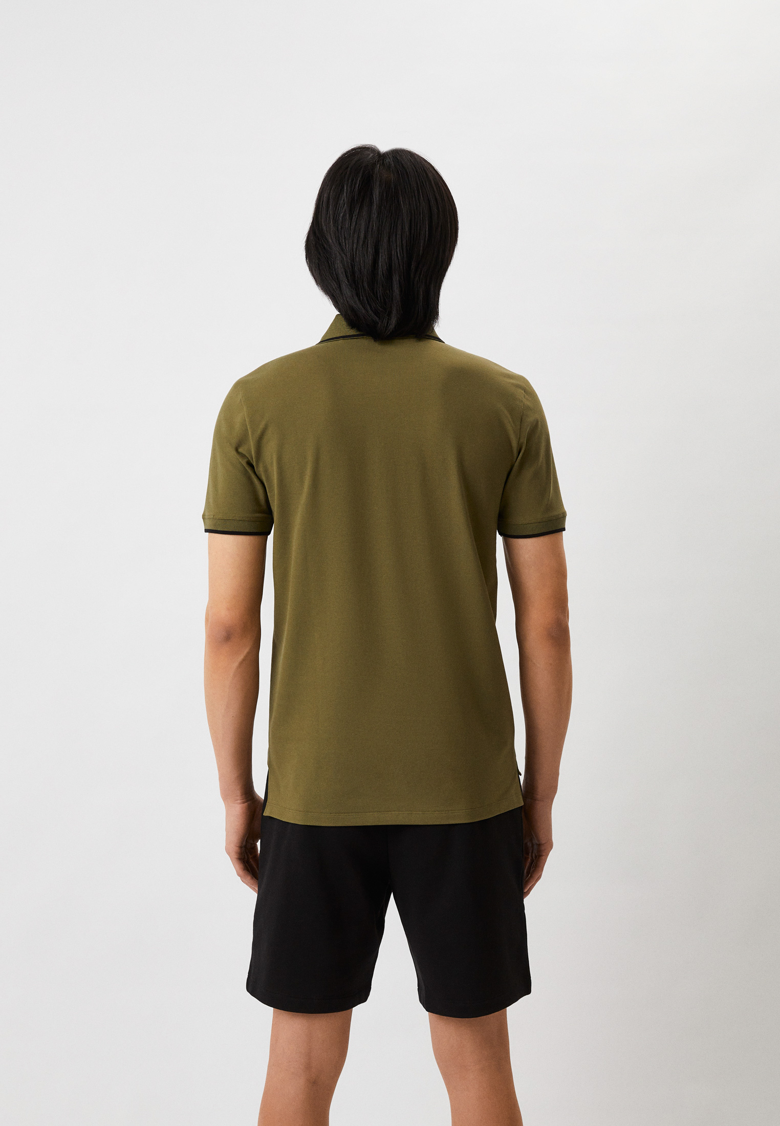 Мужские поло Hugo 50467344 цвет хаки купить за 5880 руб.