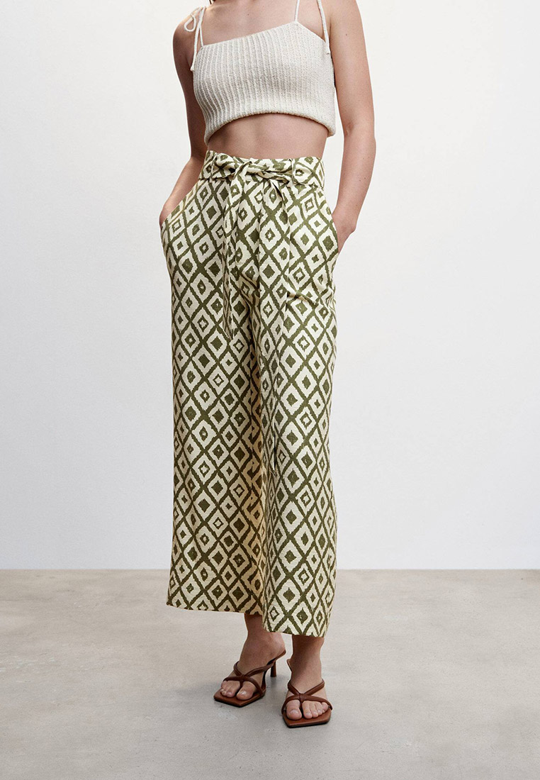 Женские широкие и расклешенные брюки Mango (Манго) 47027115