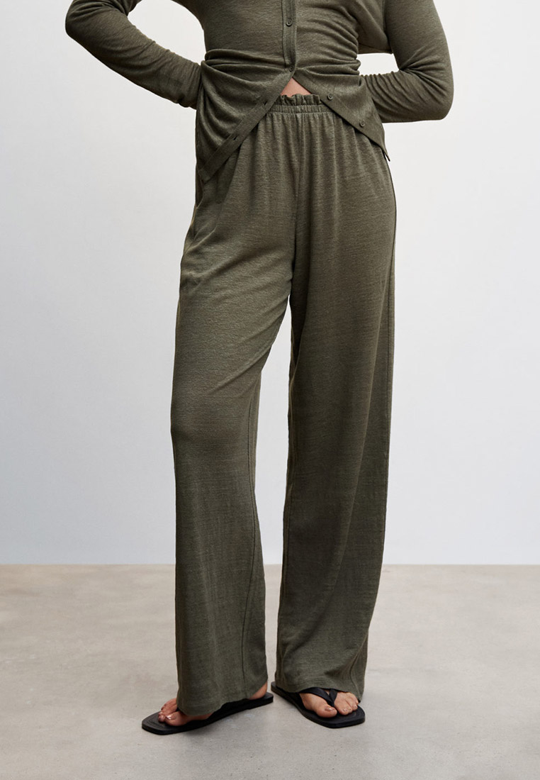 Женские широкие и расклешенные брюки Mango (Манго) 47077111