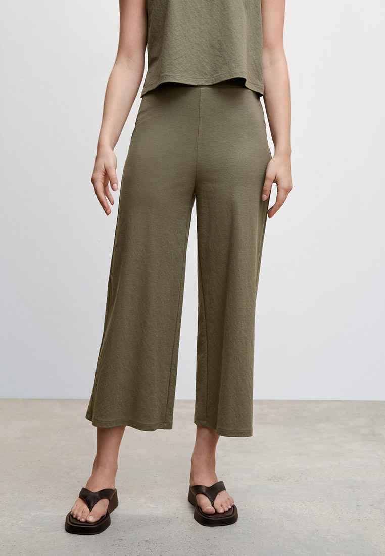 Женские широкие и расклешенные брюки Mango (Манго) 47087117