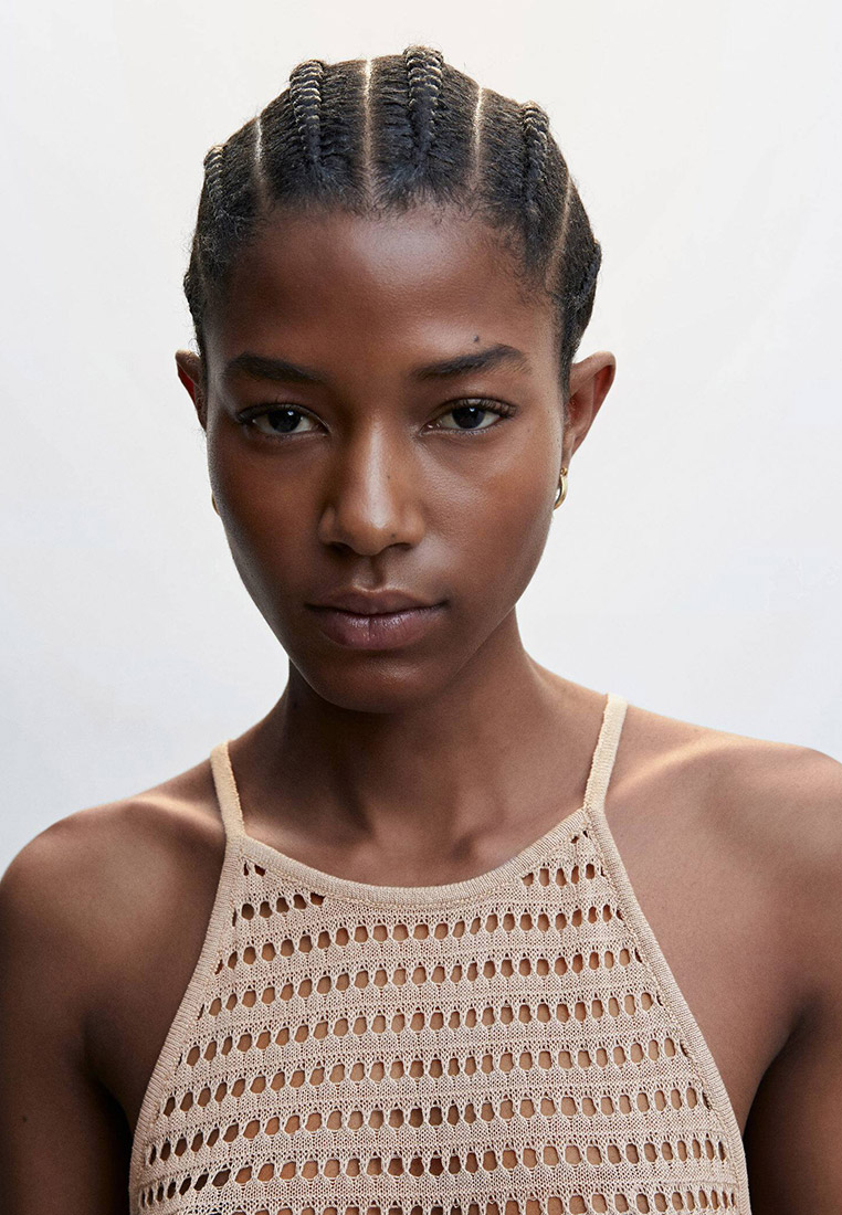 Майка женская Mango (Манго) 47098631 купить за 1949 руб.