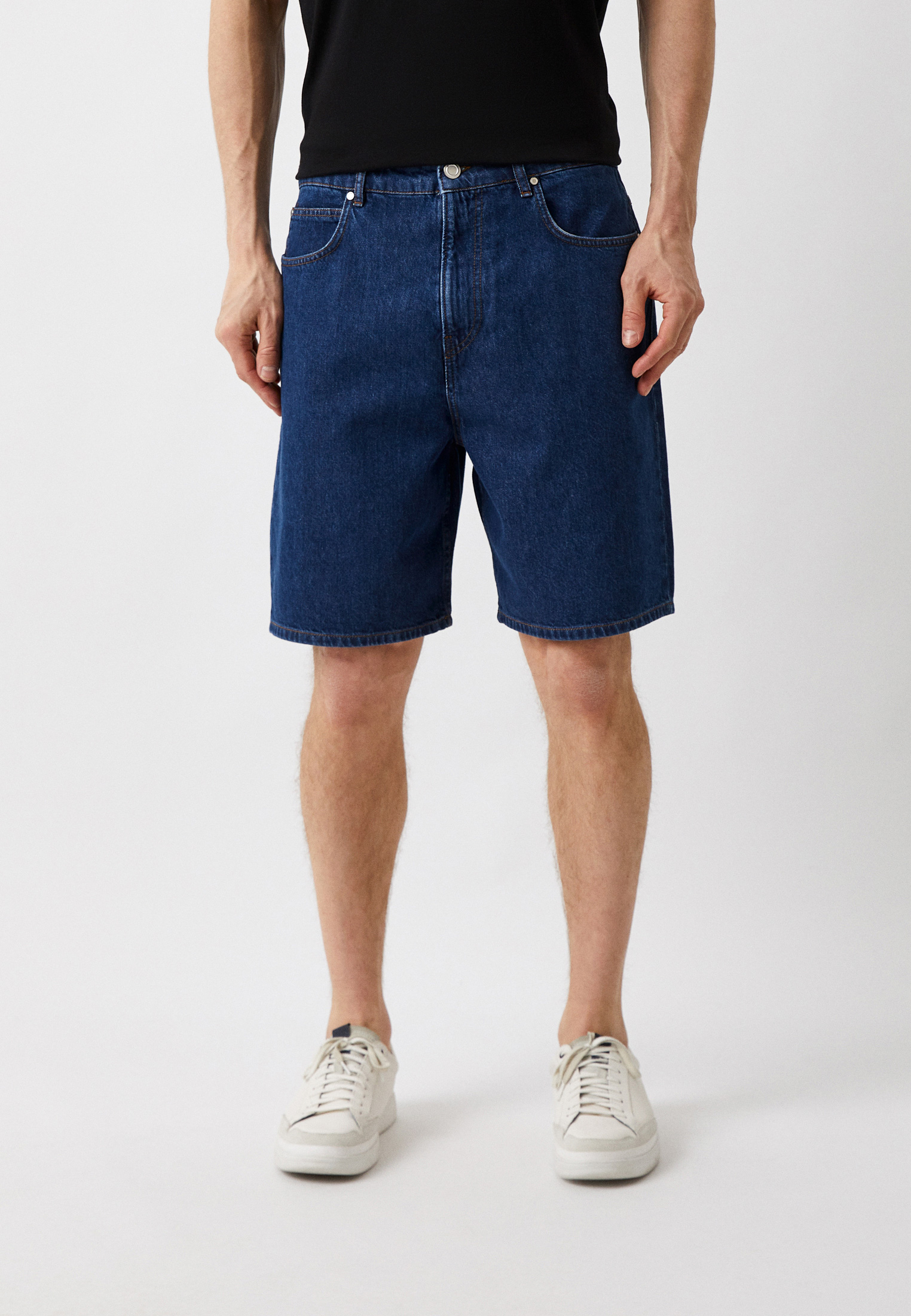 Мужские джинсовые шорты Trussardi (Труссарди) 52J00132-1T006244-C-002