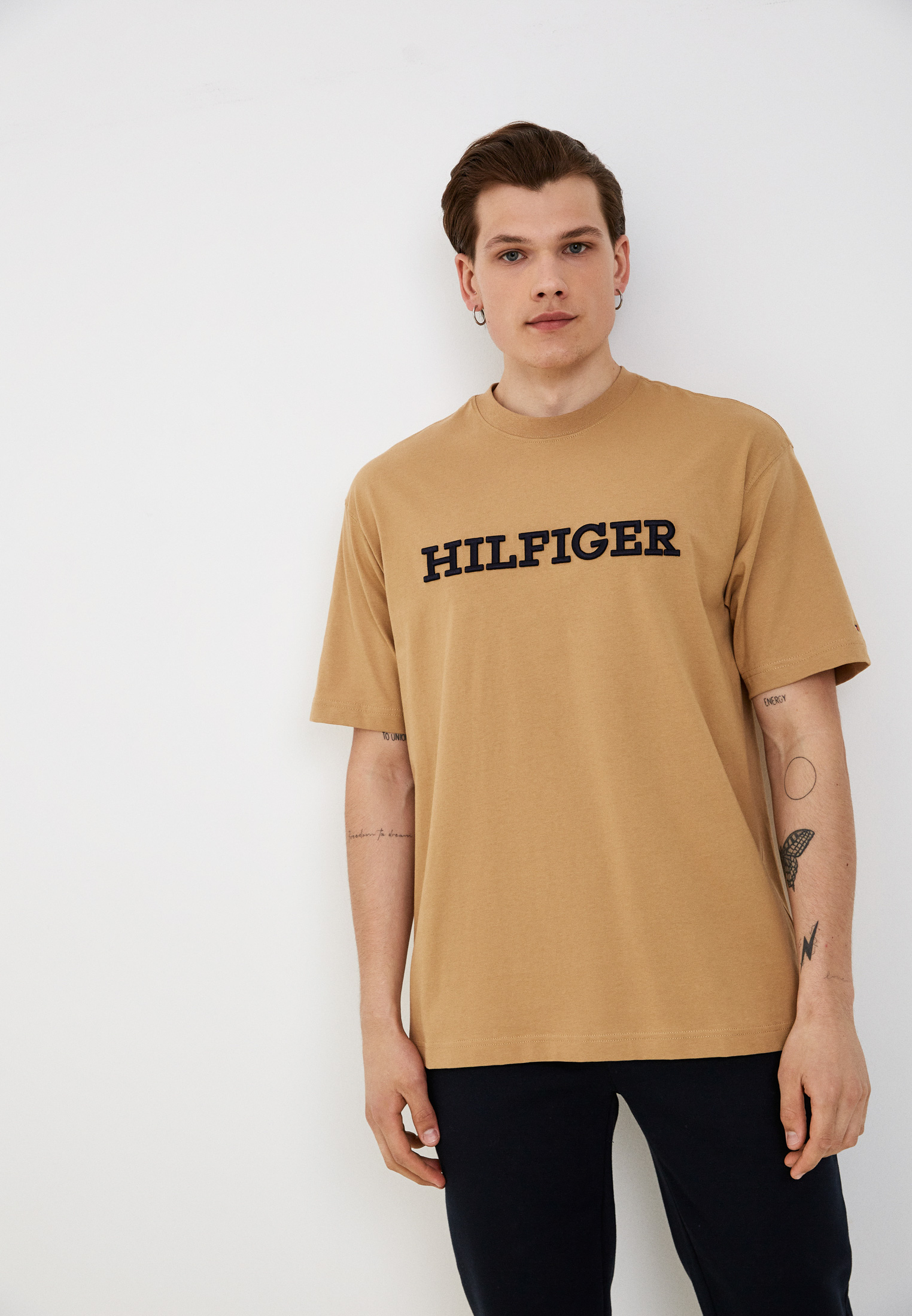 Футболка с коротким рукавом мужской Tommy Hilfiger (Томми Хилфигер ...