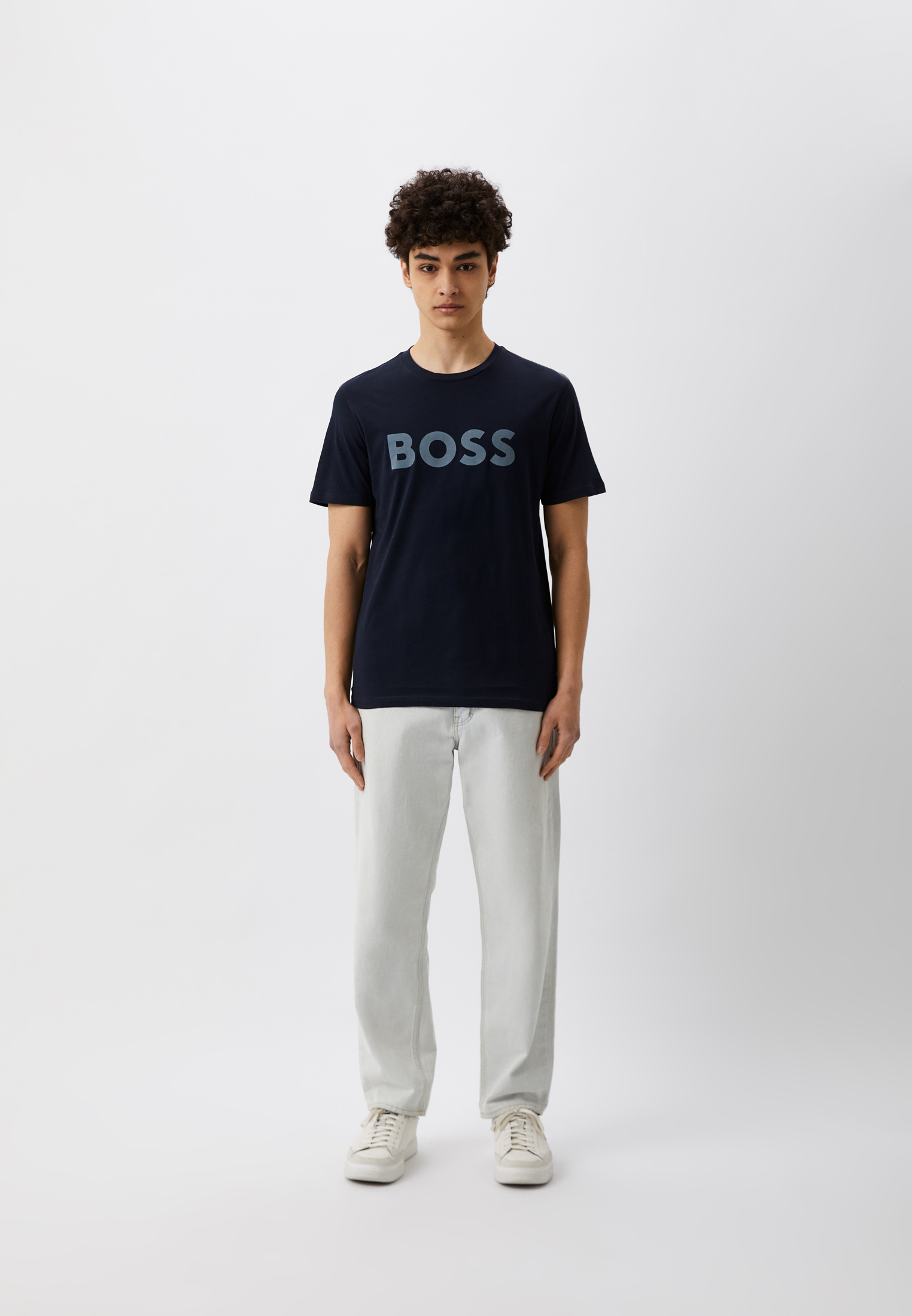 Мужская футболка Boss (Босс) 50481923: изображение 14