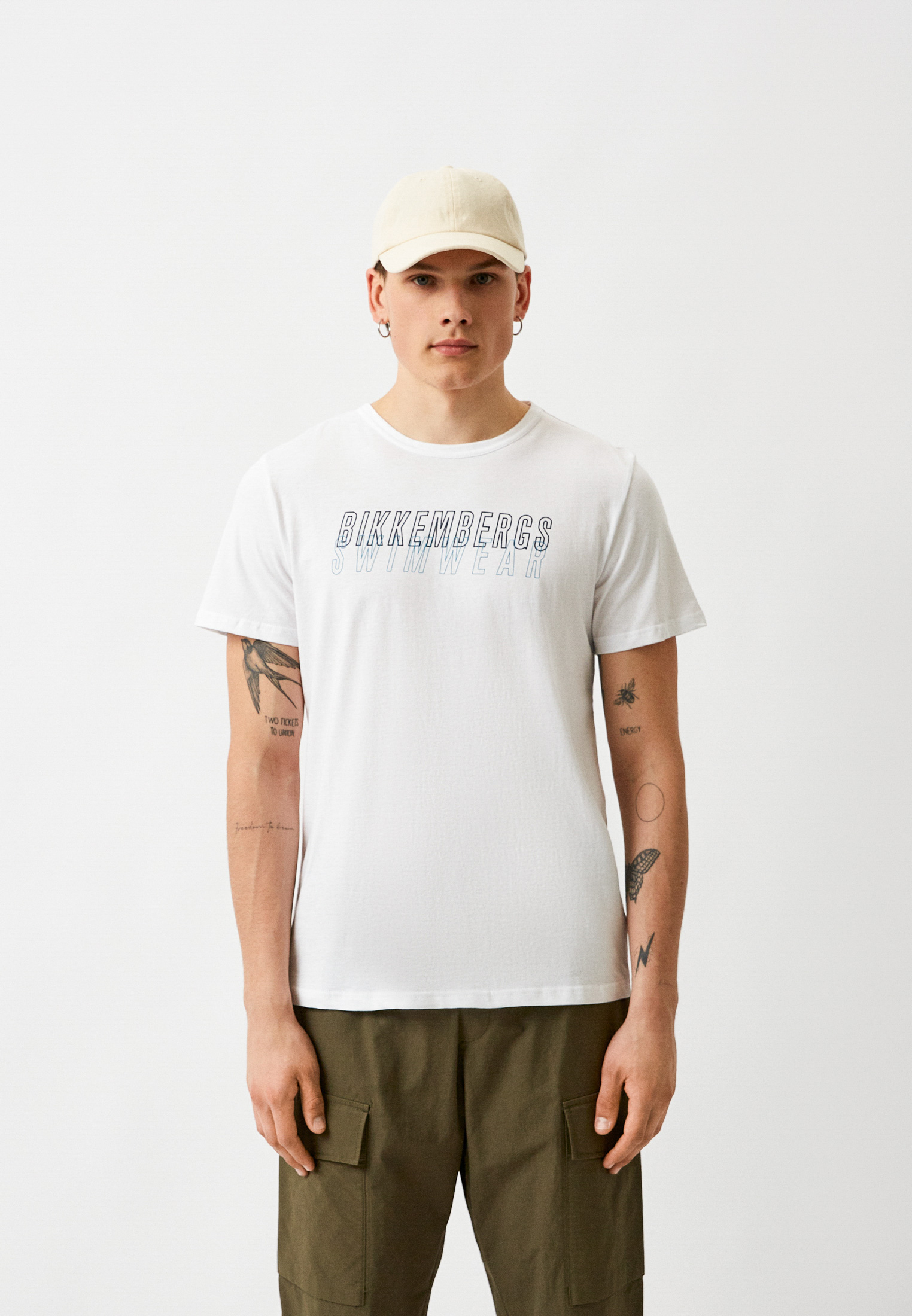 Мужская футболка Bikkembergs (Биккембергс) BKK1MTS01