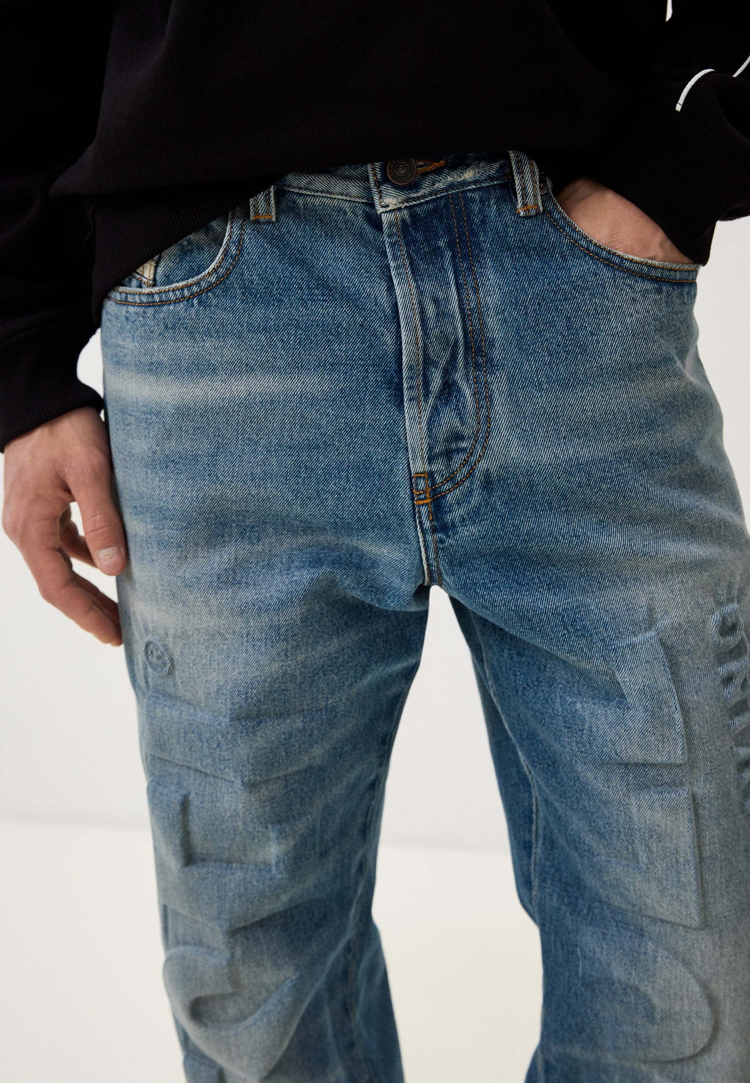 Мужские прямые джинсы Diesel (Дизель) A03564007I3: изображение 4