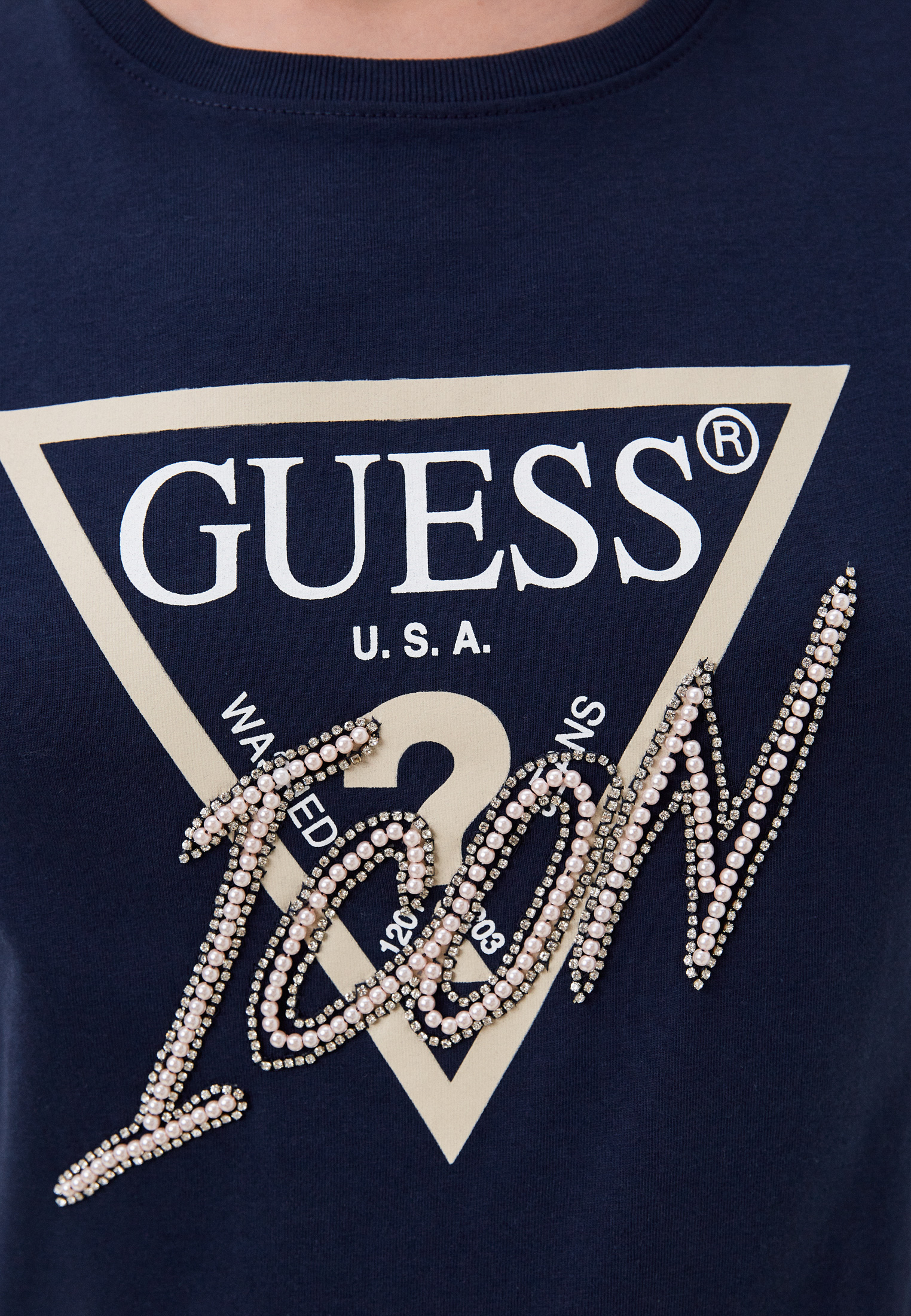 Футболка с коротким рукавом женский Guess (Гесс) W3YI42I3Z13 купить за ...