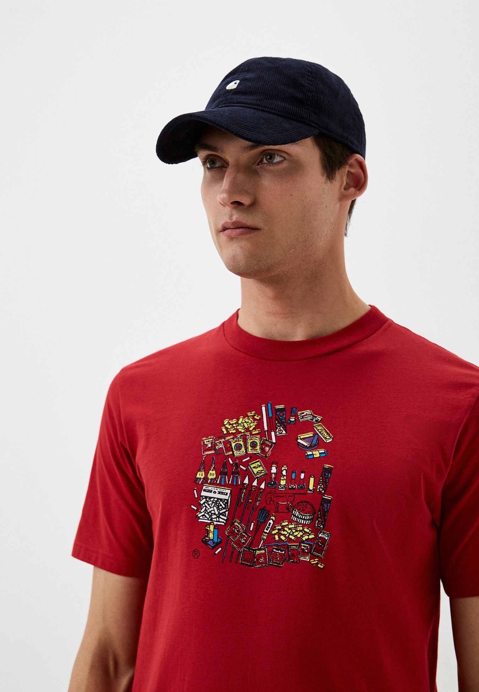Бейсболка женская Carhartt WIP I028955 цвет синий купить за 6899 руб.