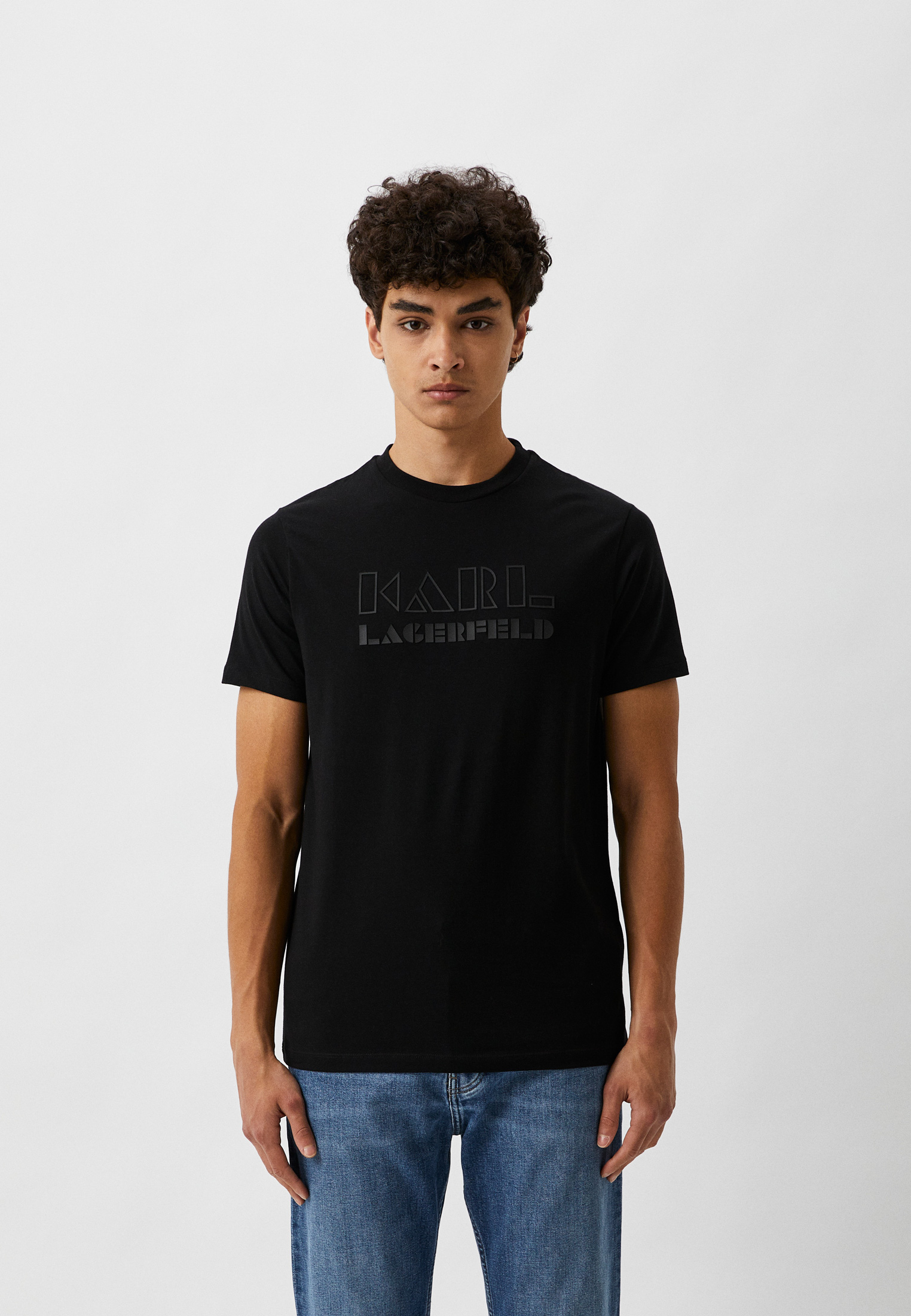 Мужская футболка Karl Lagerfeld (Карл Лагерфельд) 755060-533221 (Цвет ...